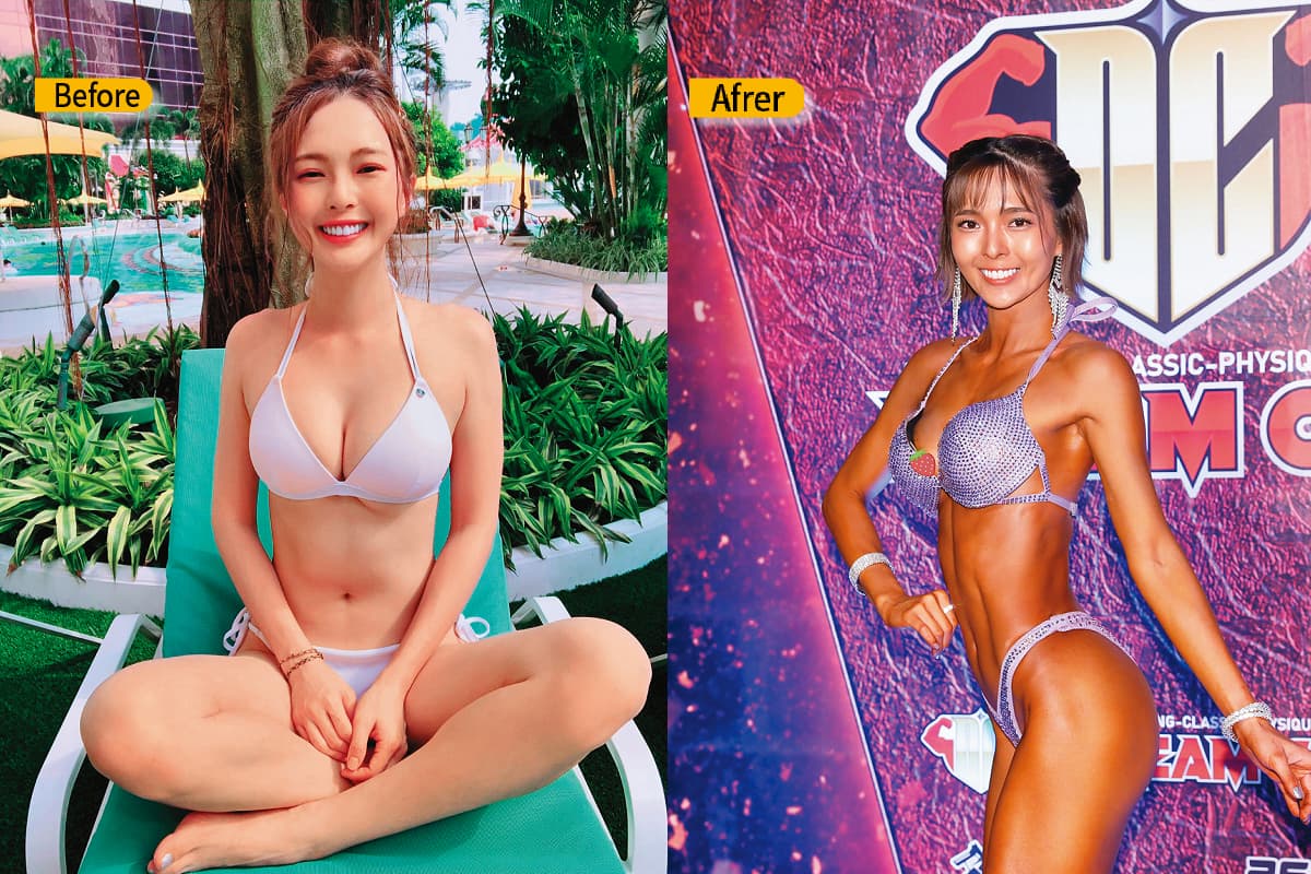 白泡泡、幼咪咪的小豬黃沐妍竟進化成筋肉人！她參加第二屆夢想盃健身大賽，一身結實肌肉有亮「點」！（羞）
