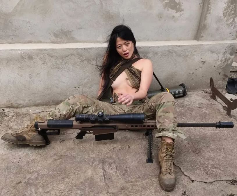 孔凡佩經營情色平台,讓烏克蘭軍人免費觀看,希望振奮士氣。(翻攝IG@modeltechie)
