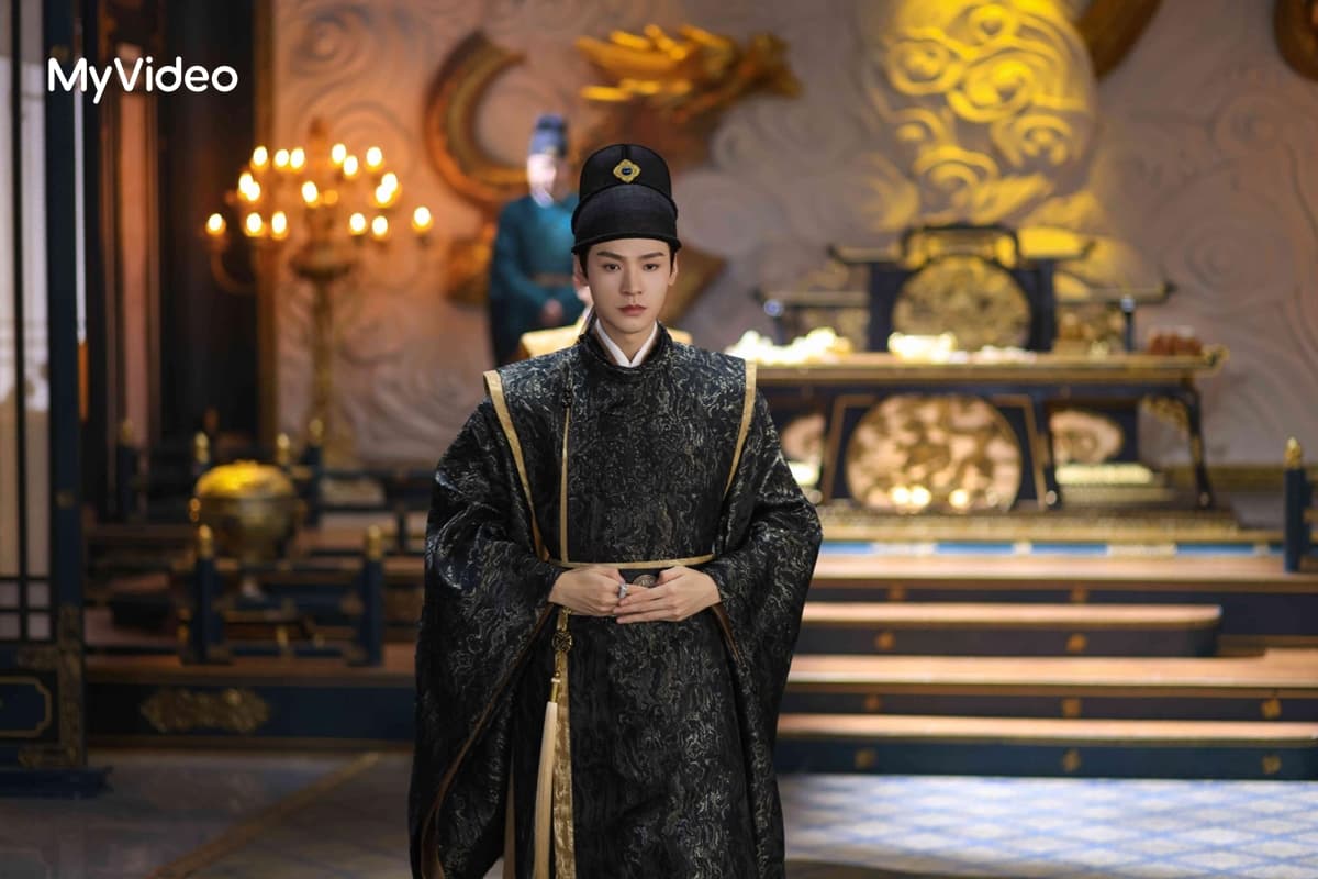 龔俊飾演大靖國當朝太子韓燁。(MyVideo提供)