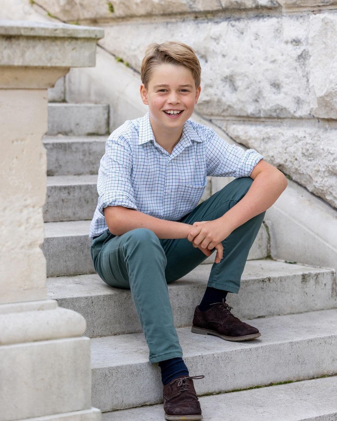 喬治王子22日度過10歲生日。(翻攝princeandprincessofwales IG)