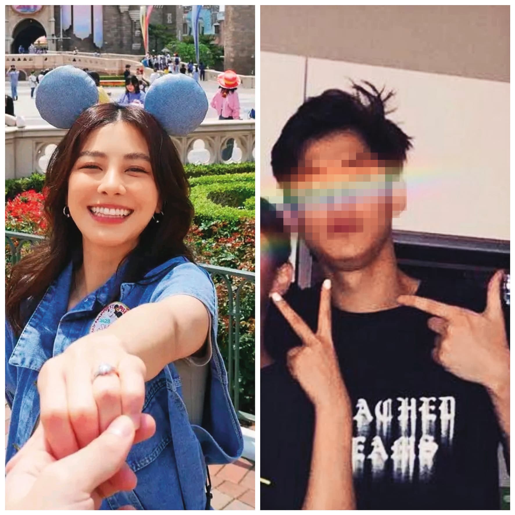 宇珊男友Josh是網紅卡卡的弟弟,日前公開被求婚成功。(翻攝宇珊、Josh臉書)