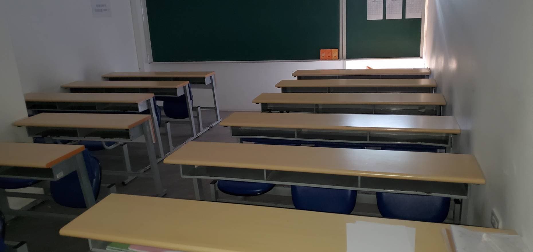 補習班室內無任何異狀，也被認定並非凶宅。（讀者提供）