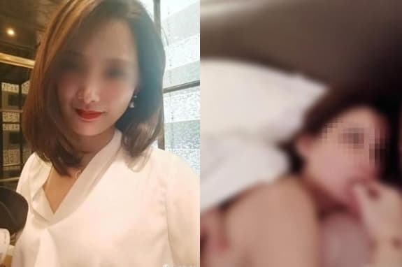 女業務據聞外型亮眼,陪睡的床照在網路瘋傳。(翻攝微博)