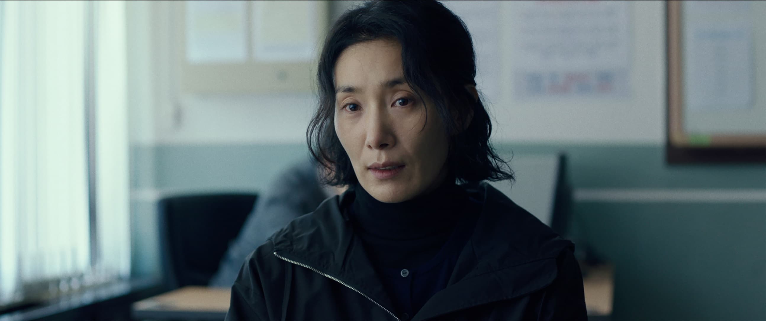 金瑞亨主演的《隱匿的真相》,黑色喜劇惡趣味遇上吊人胃口的心理驚悚,去年曾入選釜山影展。(桃園電影節提供)