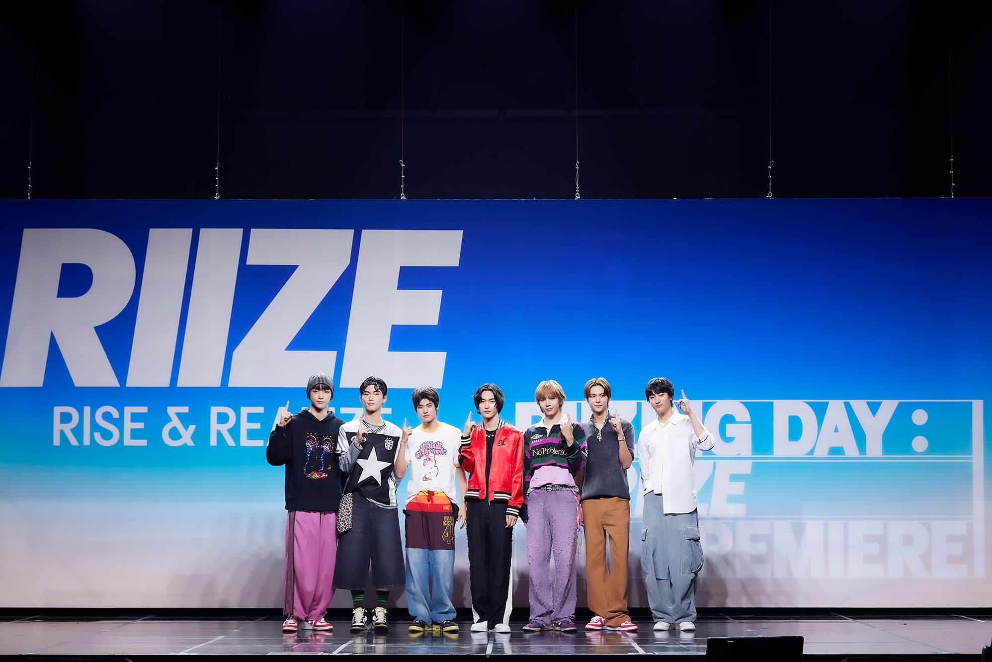 RIIZE是七人男團，成員對出道單曲預售達103萬張感到不可置信。（SM Entertainment提供）