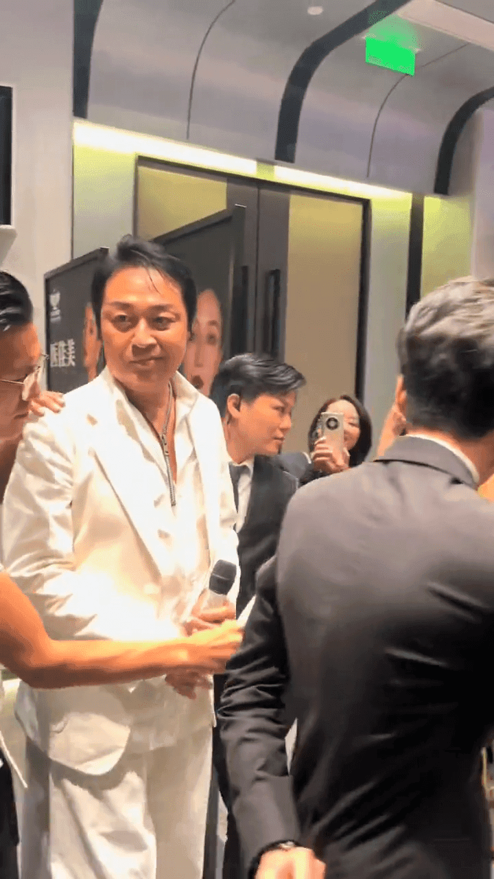 馬景濤出席活動被拍到臉「看起來怪怪的」,疑似健康出狀況。(翻攝微博)