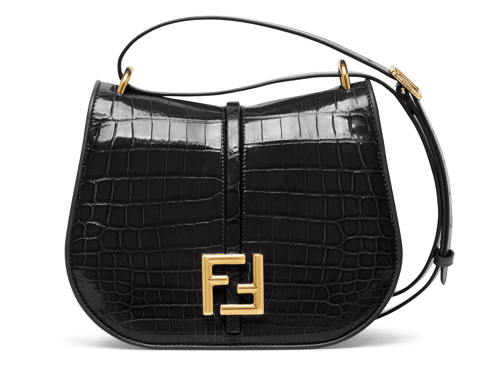 FENDI C’mon鱷魚皮革包款Medium，價格店洽。（FENDI提供）