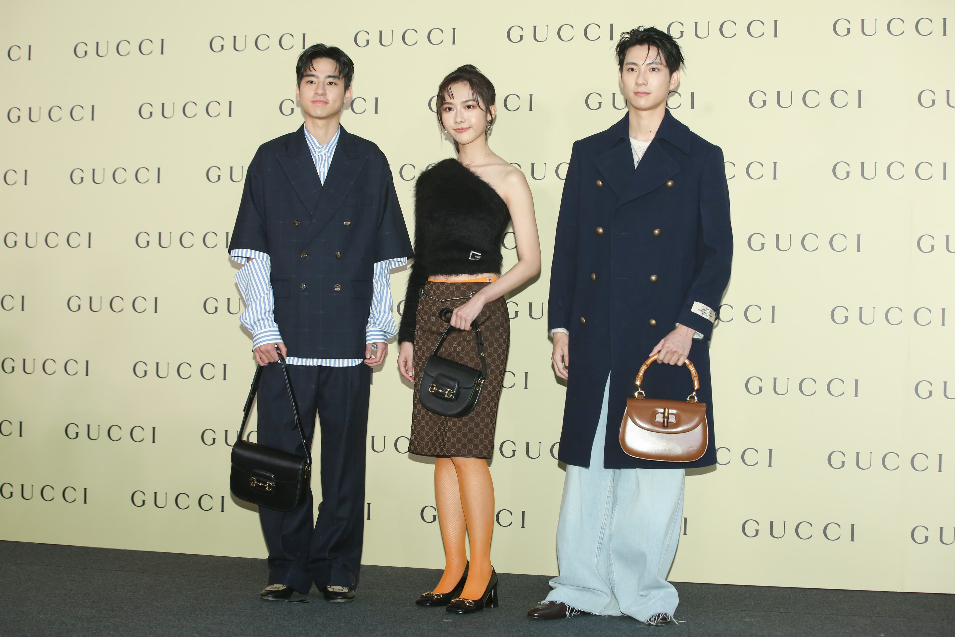 劉敬(左起)、雷嘉汭與彭千祐為開幕活動揭開序幕。
