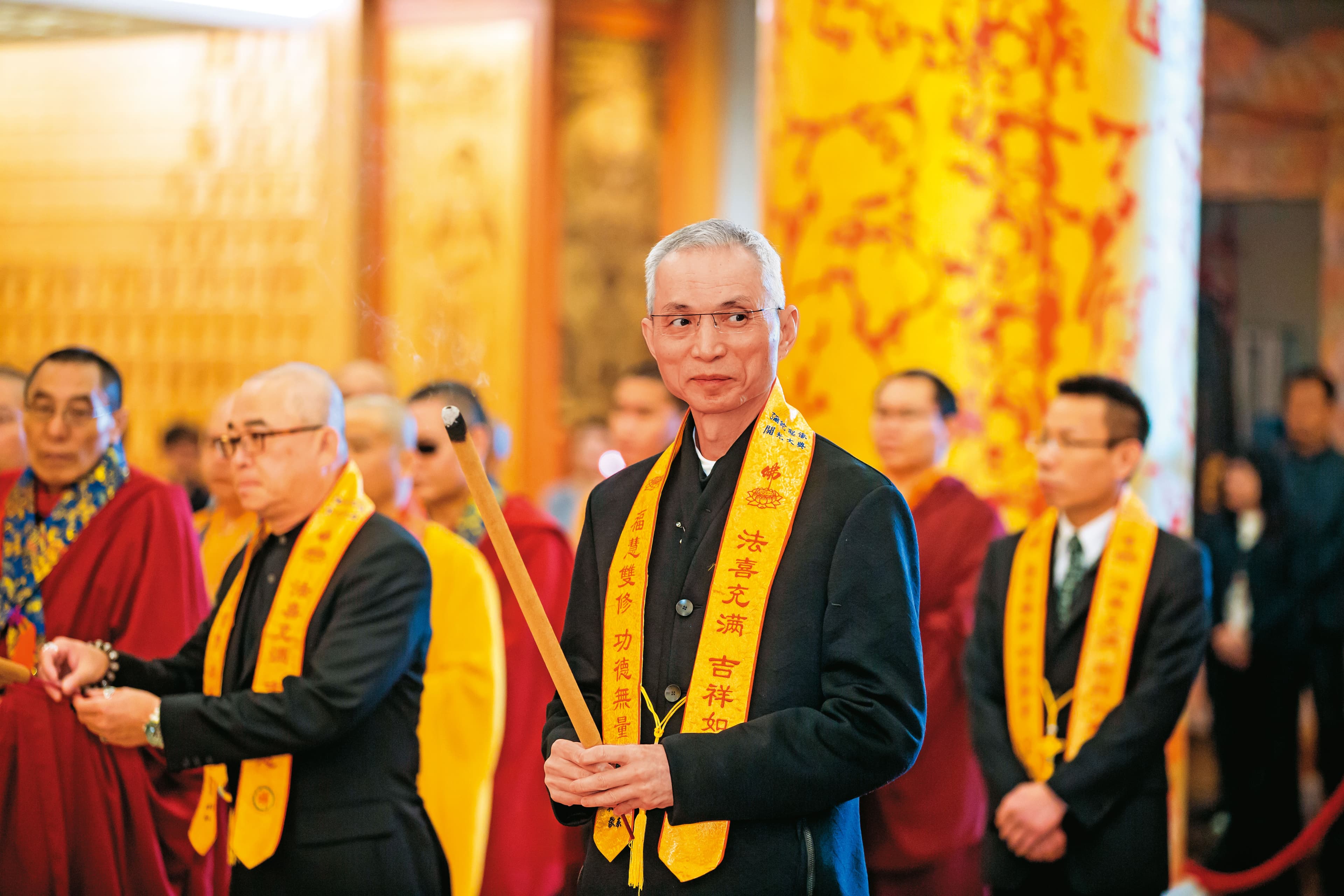 朱國榮事業版圖跨領域，殯葬業的國寶、福座，都是集團旗下事業。