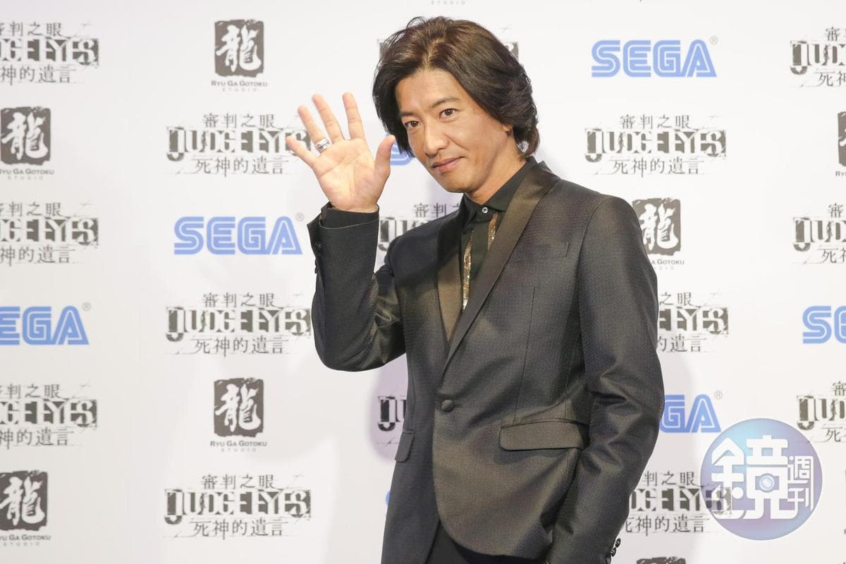 木村拓哉是這次配音陣容中第一個確定的人選,從以前聲演過的魔法師霍爾變成《蒼鷺與少年》中的平凡爸爸。(攝影陳仁萱)