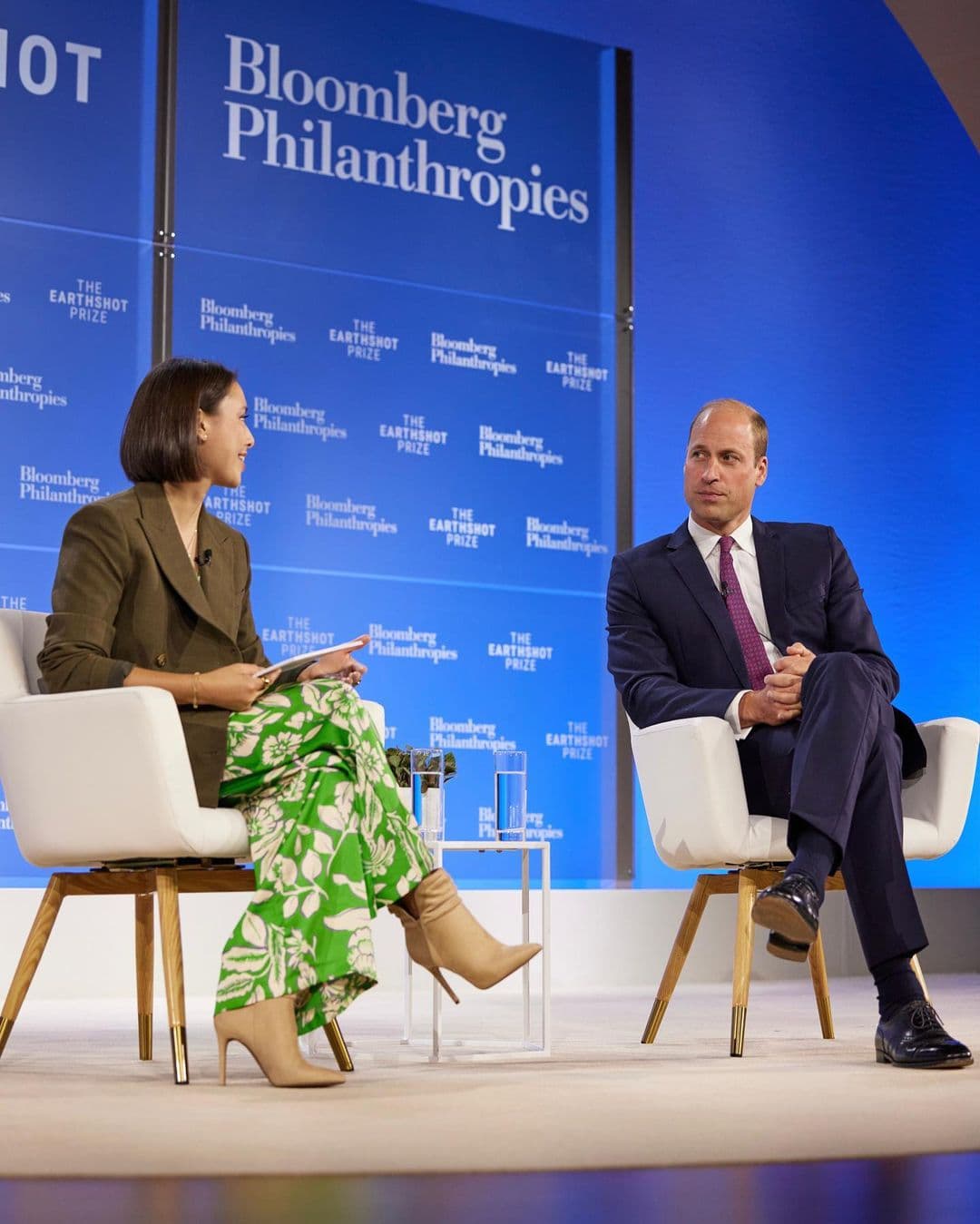 威廉王子參加為地球奮鬥獎峰會。(翻攝princeandprincessofwales IG)