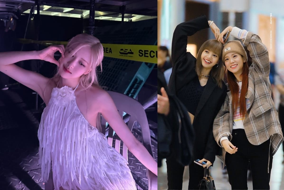 BLACKPINK傳出只有ROSÉ（左）確定與YG娛樂續約，Lisa與Jisoo已各自另簽新東家。（網路圖片）