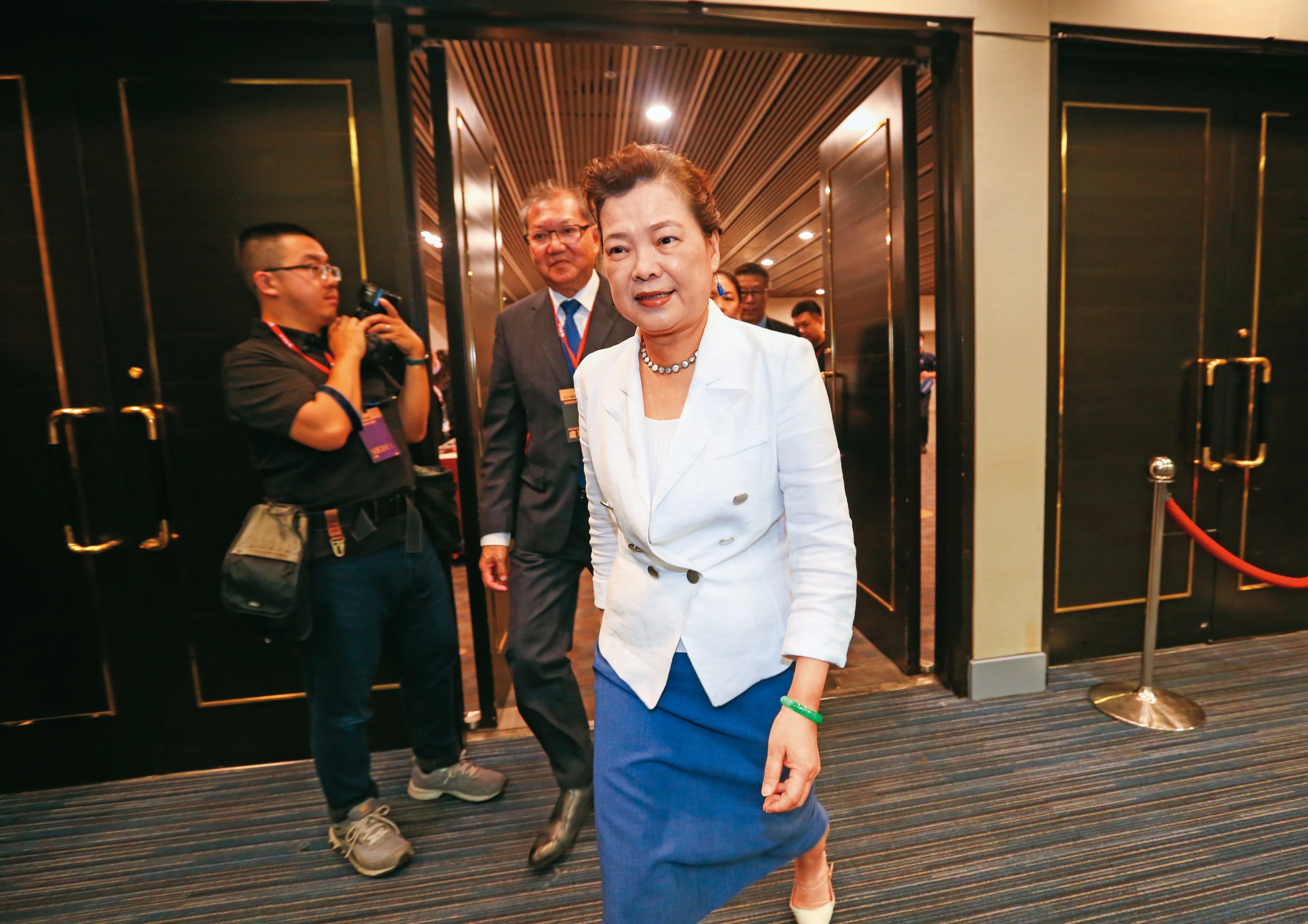 唐榮一直以來由公股掌控,包括經濟部、中鋼、台銀等單位總計持股超過5成。圖為經濟部長王美花。(資料照片)