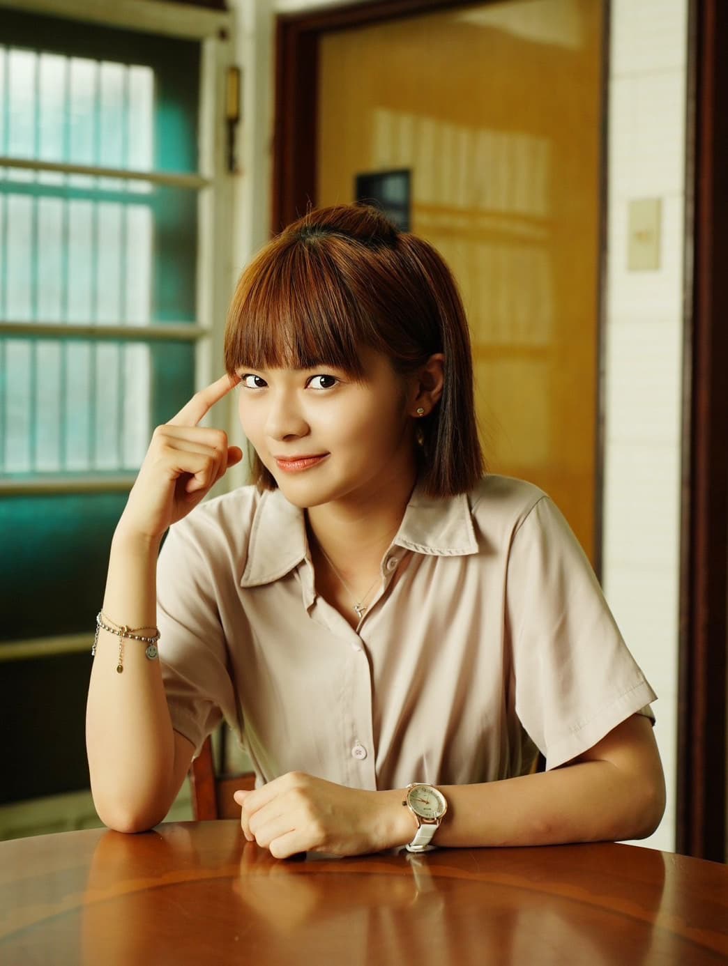 柏妍樺在《阿叔》未婚懷孕。(緯來提供)