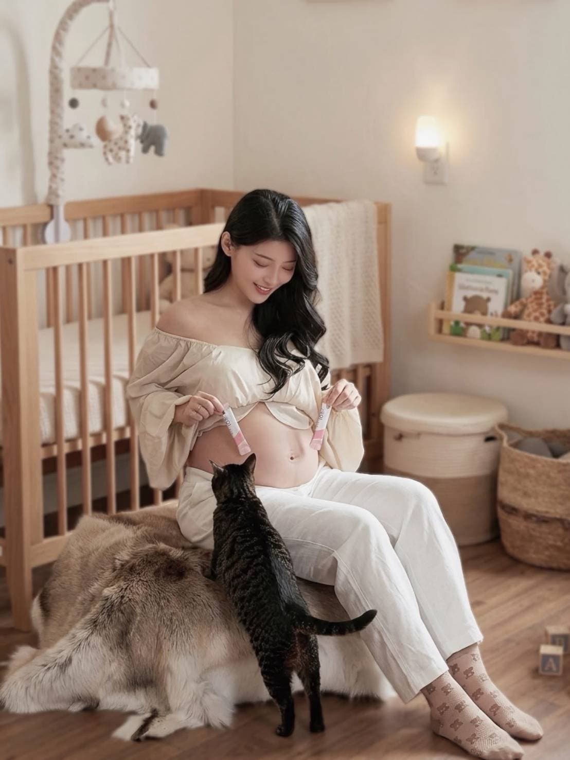 高敏敏把營養知識融入寵物飼料品牌。(翻攝自高敏敏粉專)