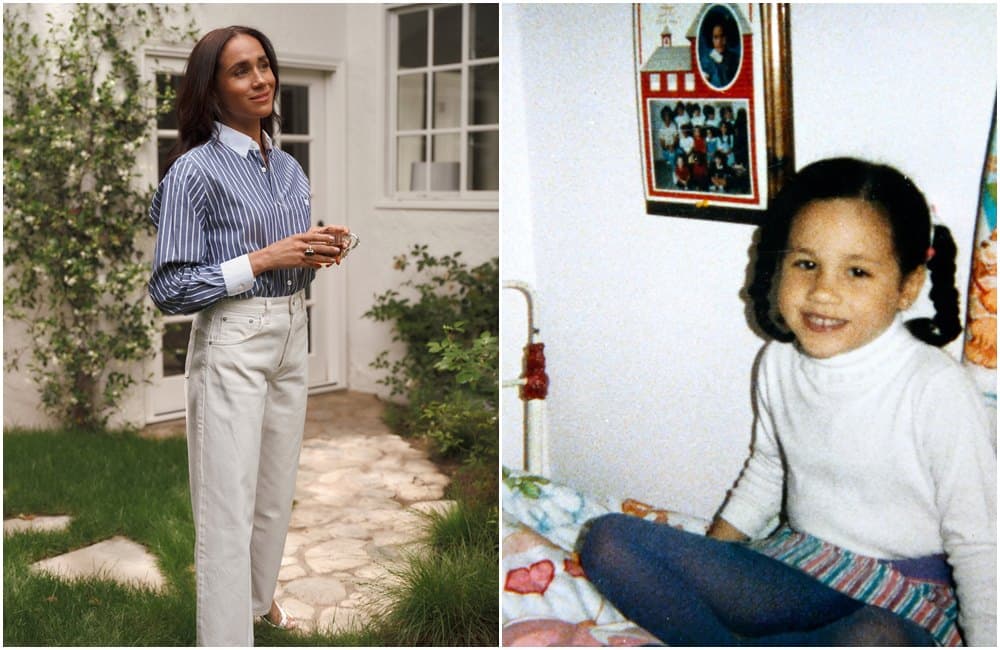 梅根創立的生活品牌「As Ever」發文替她慶生，並公開童年舊照。（翻攝aseverofficial IG）