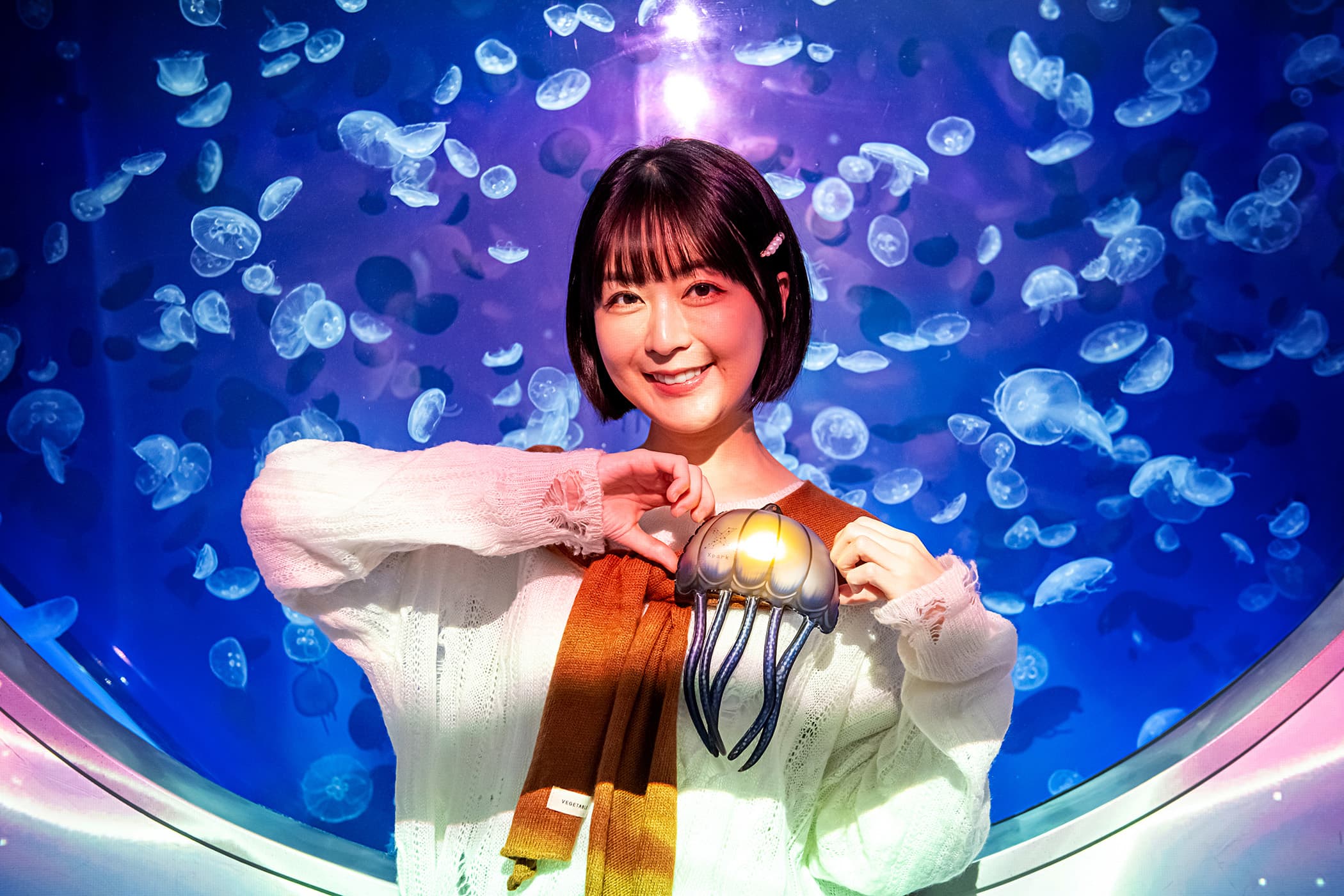  06：購買「夢幻新感動 ×光之海月～星願水母燈籠套票」可以優惠價108元加購充氣燈籠。（Xpark提供）