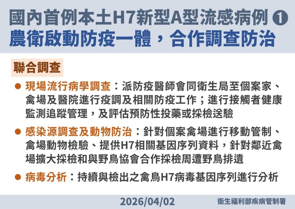 衛福部與農業部啟動防疫一體。(疾管署提供)