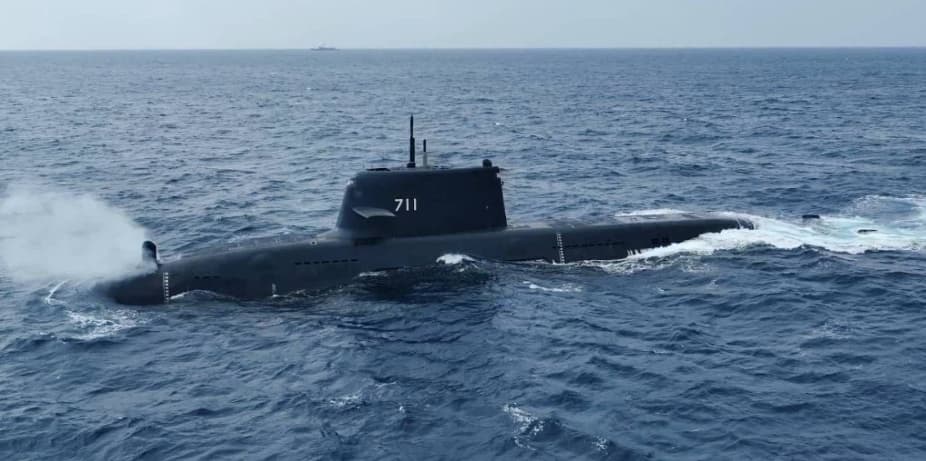 海鯤號下潛100公尺成功。(翻攝自吳釗燮X)