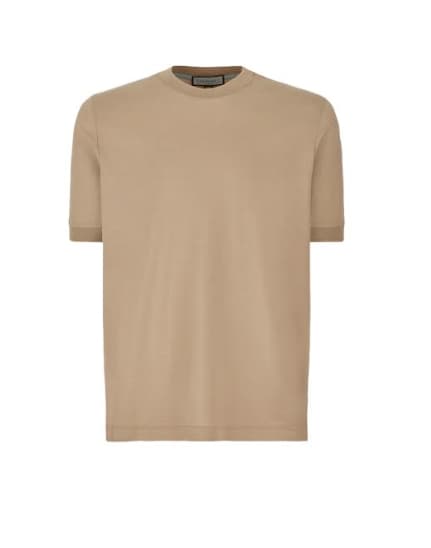 褐色平紋針織T-shirt。NT$22,800(台元提供)