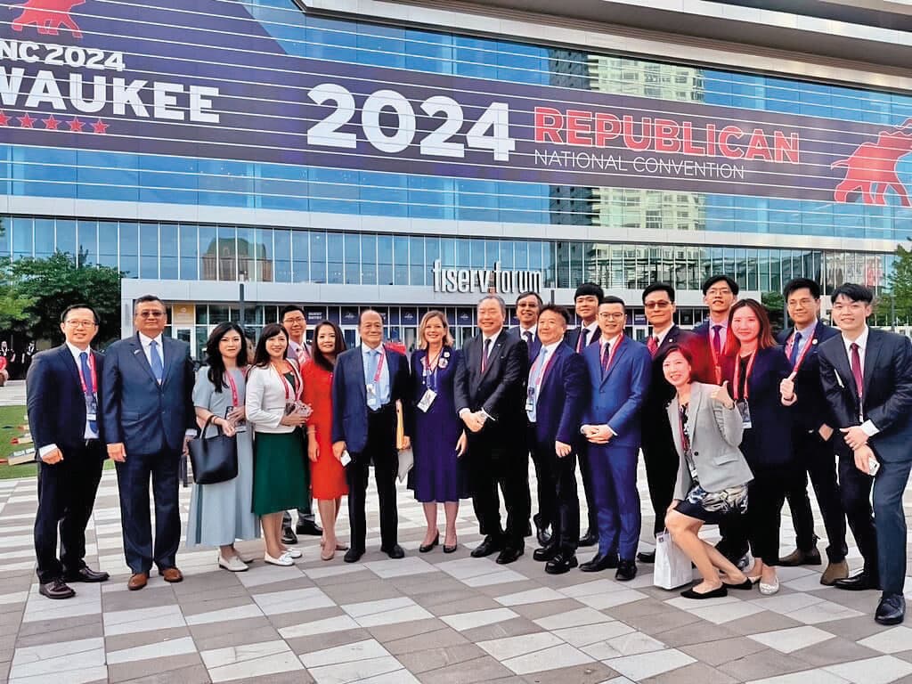 外交部7月中旬籌組跨黨派代表團赴美,參加共和黨全國代表大會。(團員提供)