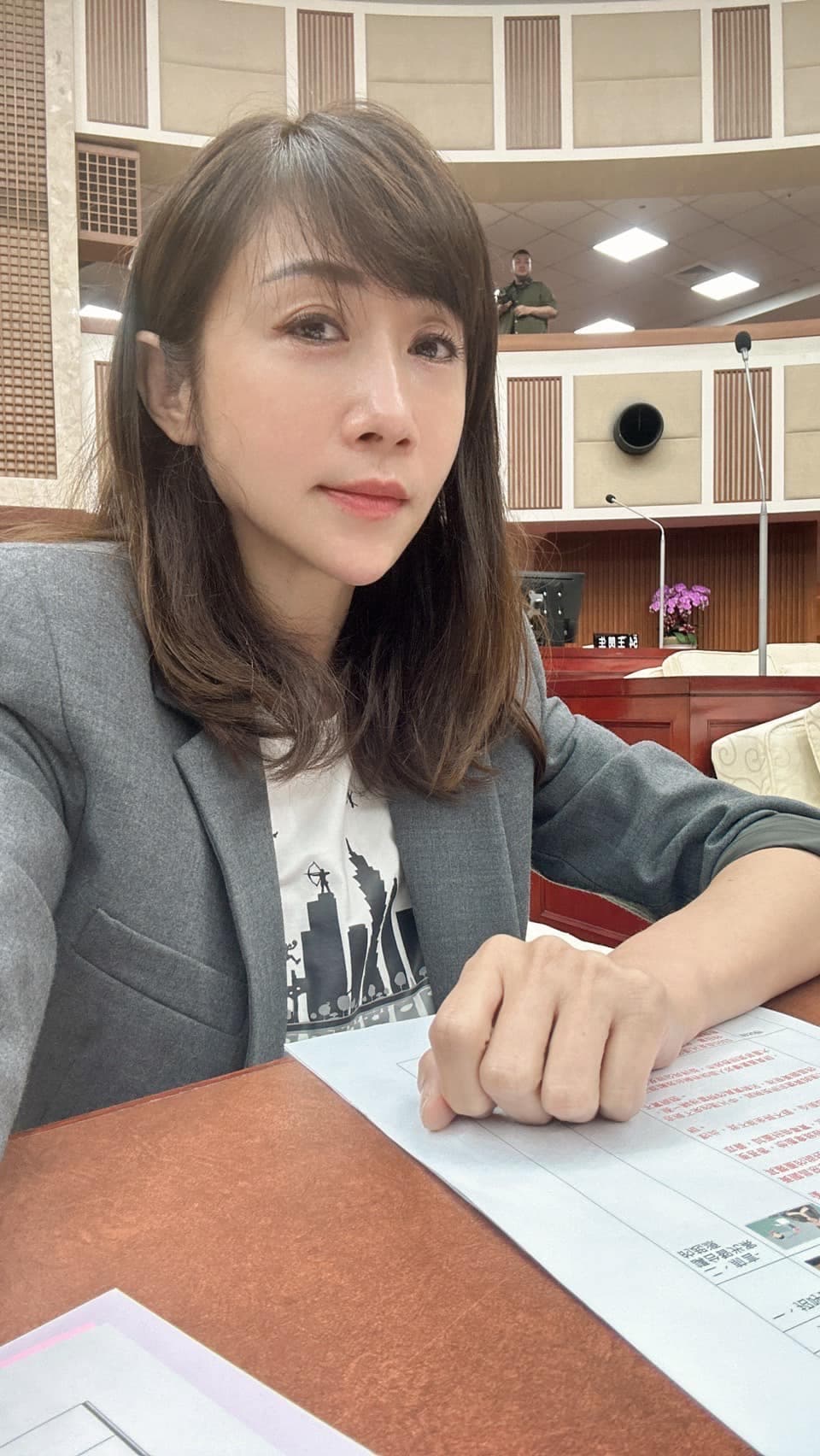 近來「青鳥行動」頻遭有心人士抹黃,許淑華向警局告發假消息。(翻攝自許淑華Hsu Shu-Hua臉書)