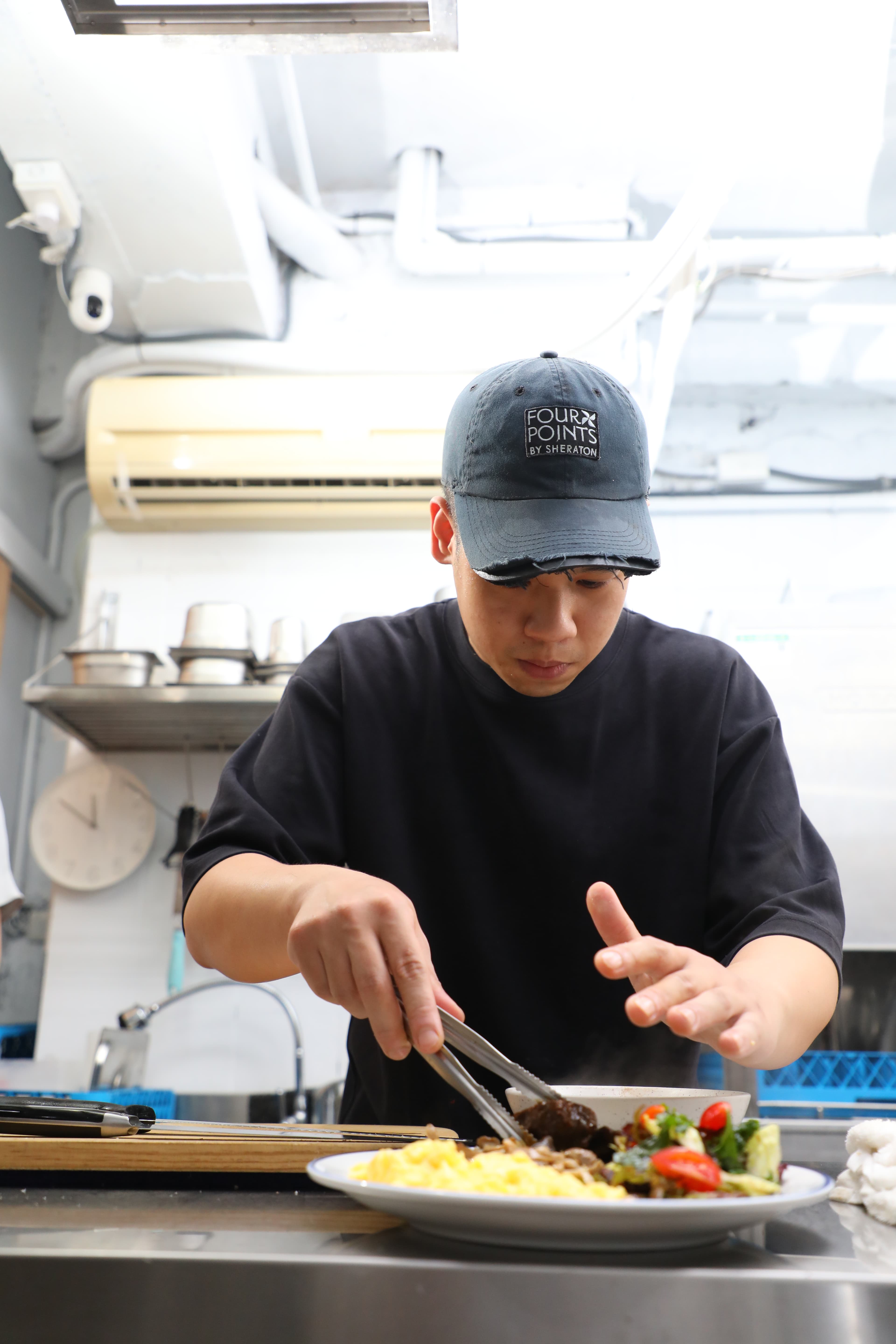 所有餐點都由廚師現場製作,吃得到新鮮美味。