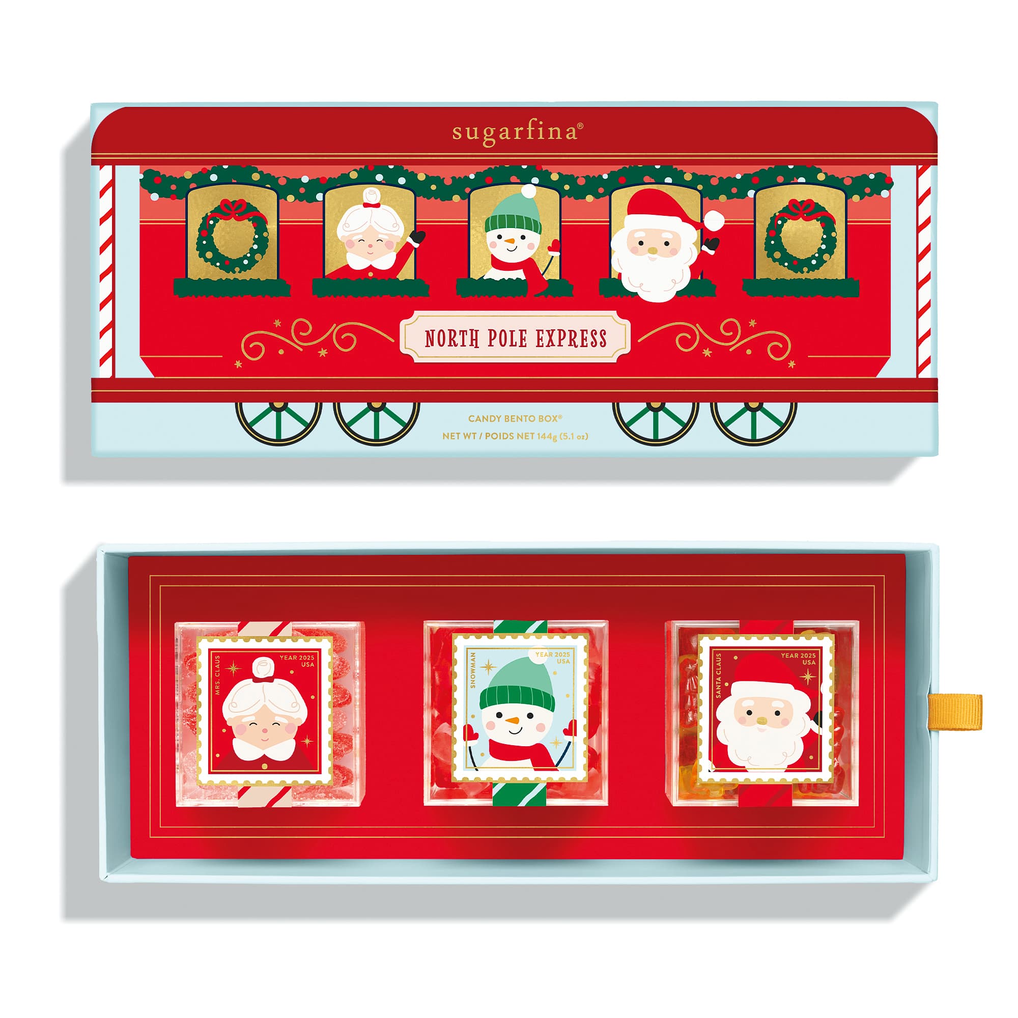 sugarfina 3入北極特快車軟糖禮盒，NT$1,790。（俊嶽提供）