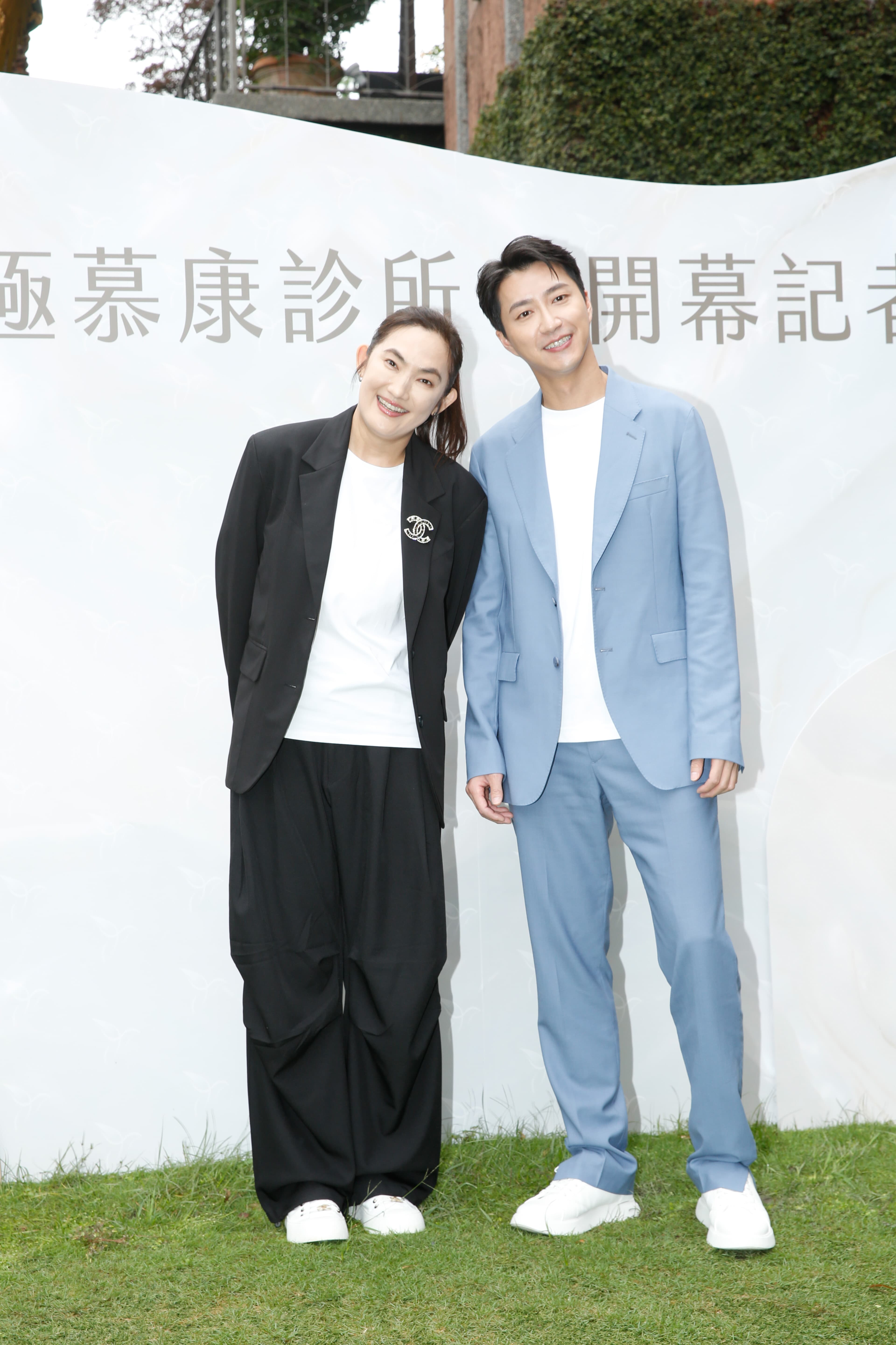 江宏傑、錢薇娟今出席醫美活動。
