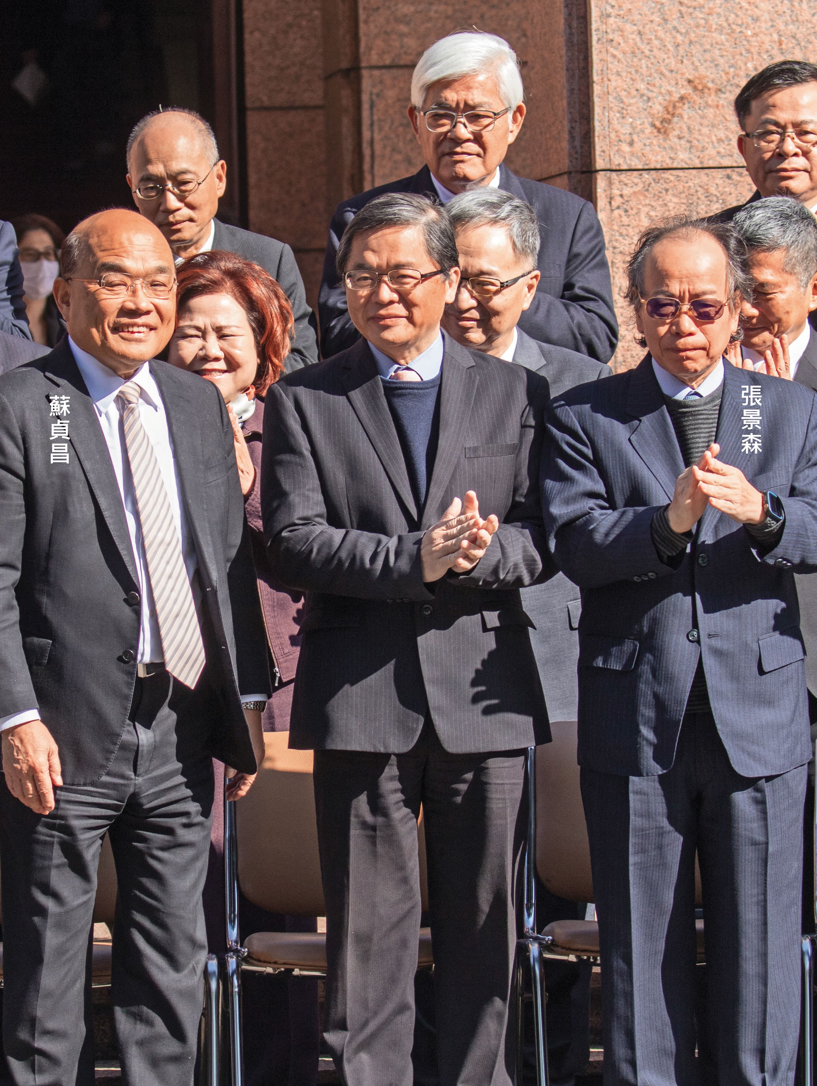 張景森遭黃國昌派人跟拍,據傳也有其他閣員被鎖定跟監。
