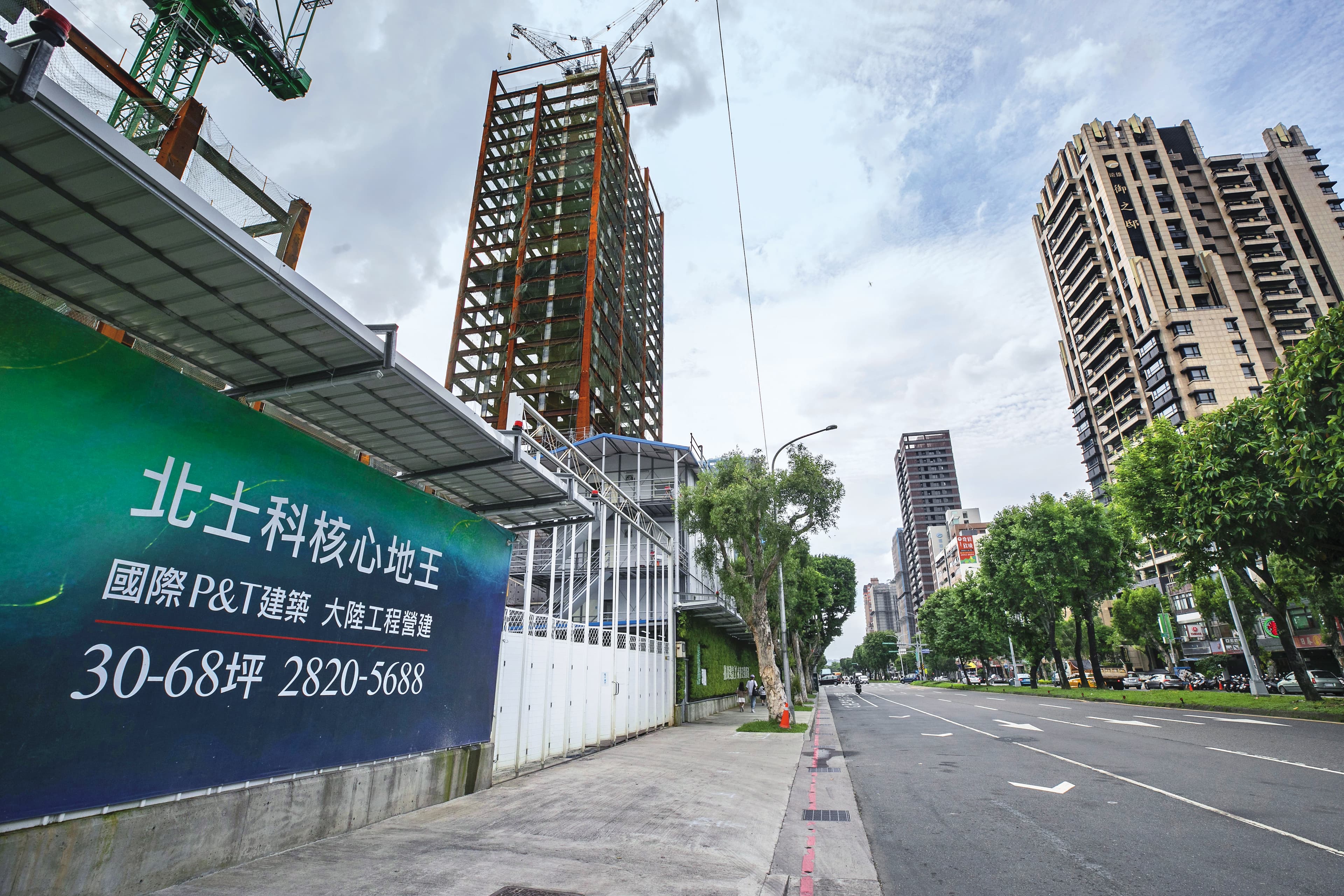 北士科周邊預售案單價破百萬元,支撐士林、北投穩定買盤。