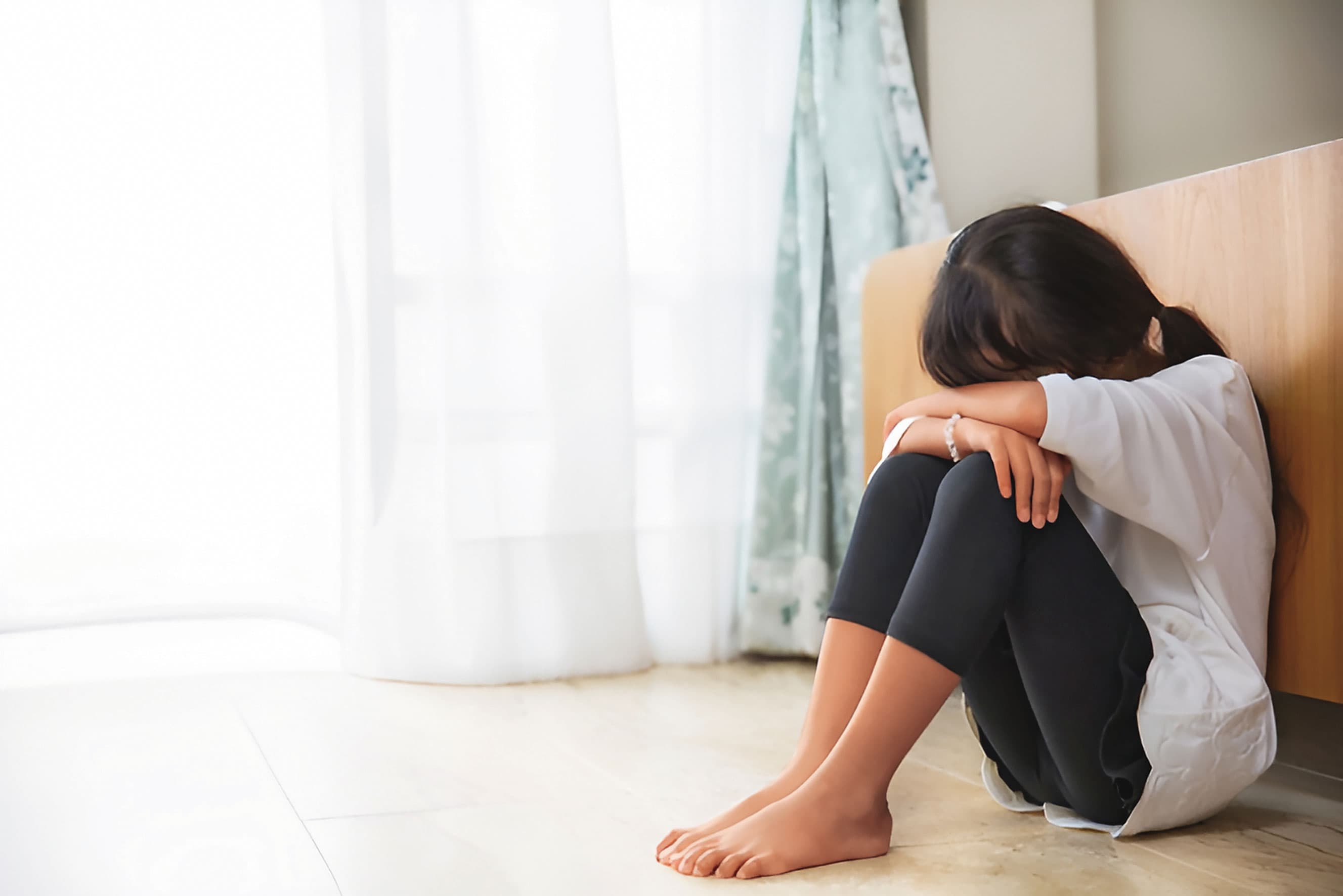 孩子受到傷害,往往需要更長的時間復原。圖為示意畫面。(東方IC)