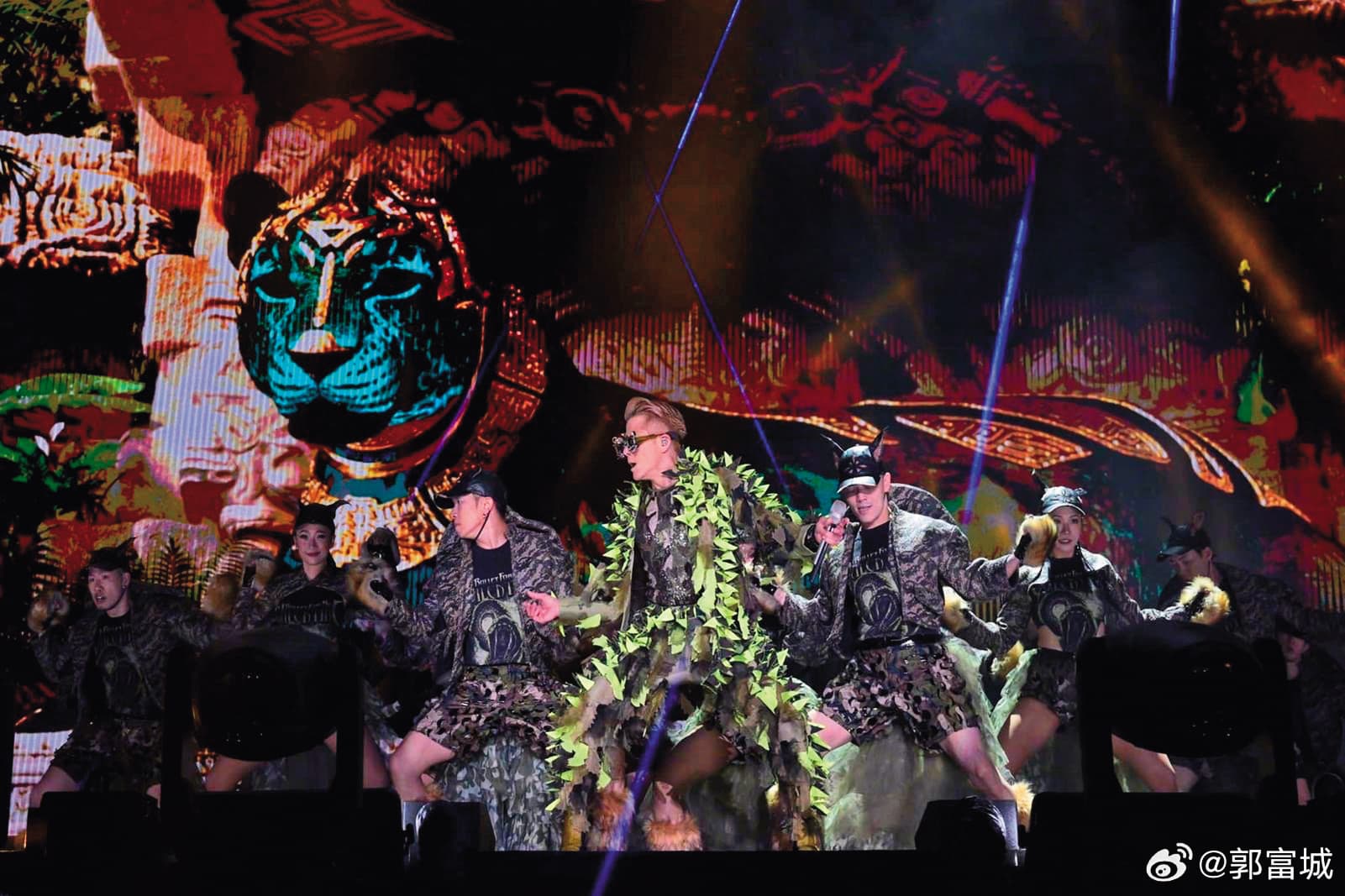 忙著巡演的郭富城,之前曾傳出是首位將在台北大巨蛋舉辦演唱會的歌手。(翻攝自郭富城微博)