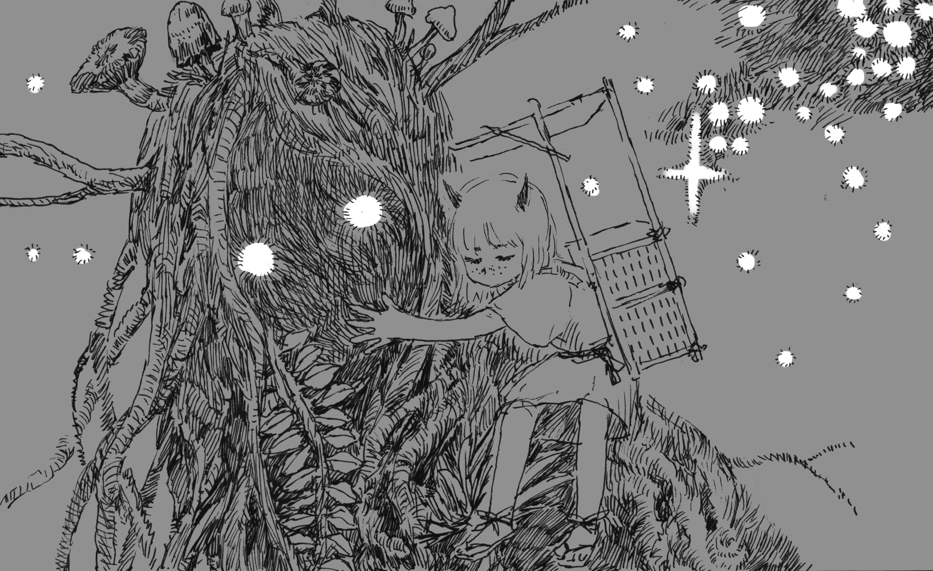 《遺忘之神》首集以阿里山神木靈為主角，充滿魔幻色彩。（葉長青提供）