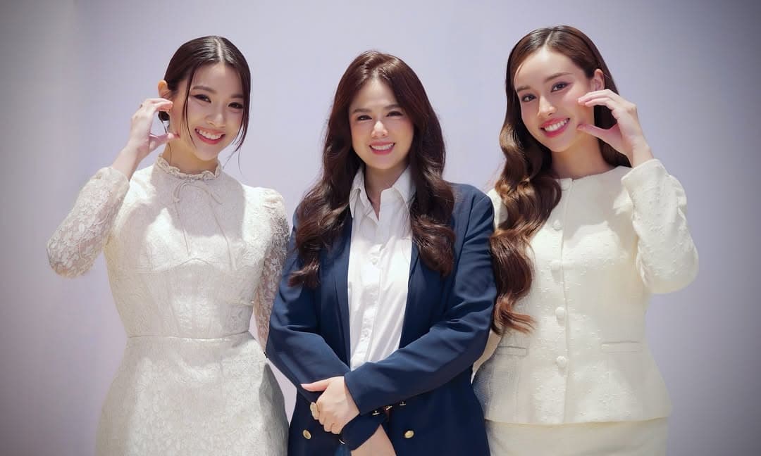Ginny(左)、Jayna(右)是Tik所簽的泰百藝人,兩人已在準備下一部戲。(northstarentertainth/IG)