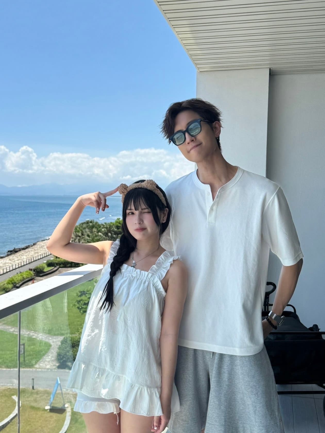 〈遇見愛〉MV邀來范姜彥豐擔任男主角,與俐蓁Lizhen有不少互動。(XG娛樂提供)