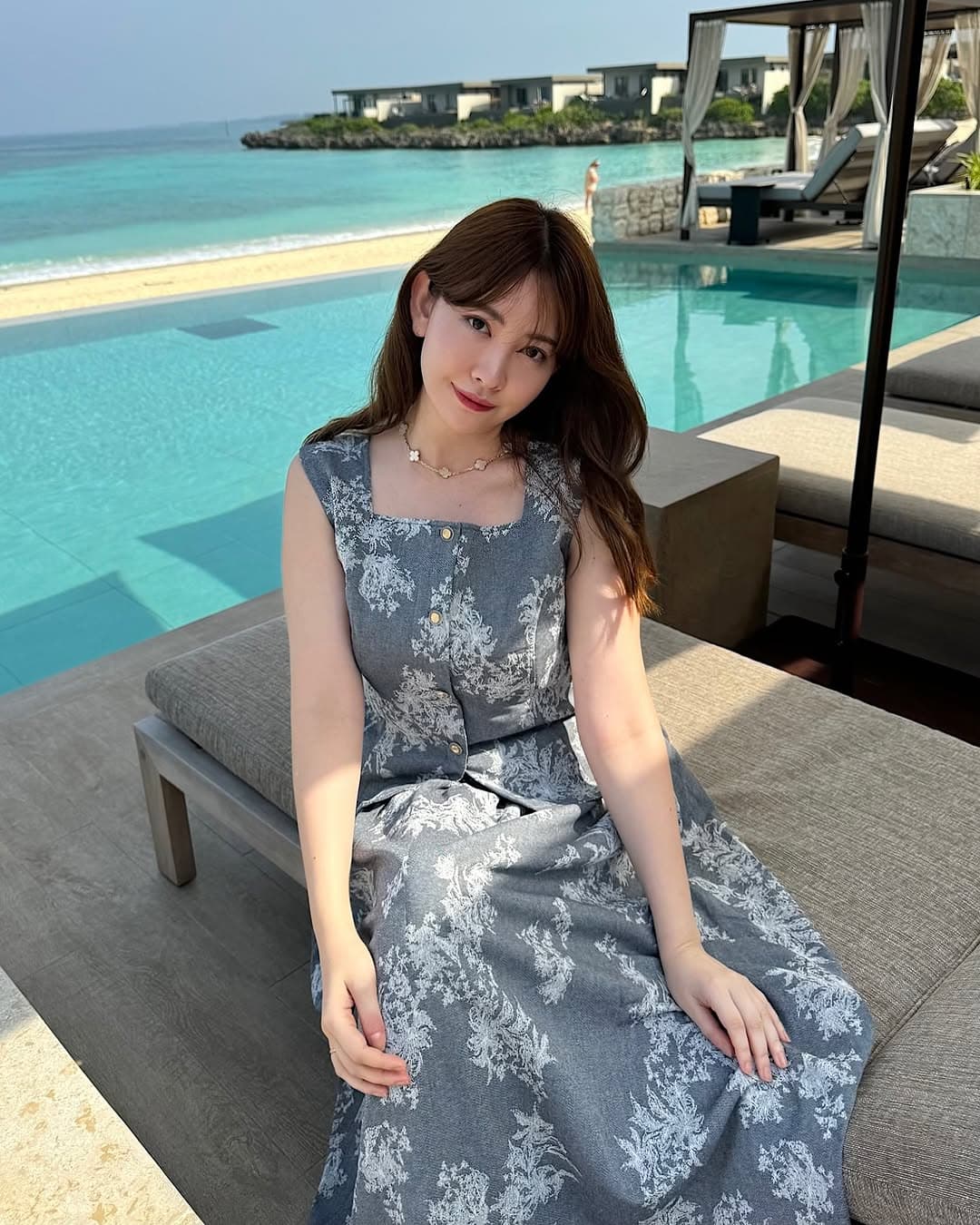 日本前國民女團AKB48成員小嶋陽菜,擁有甜美外型與火辣身材。(翻攝自小嶋陽菜IG)