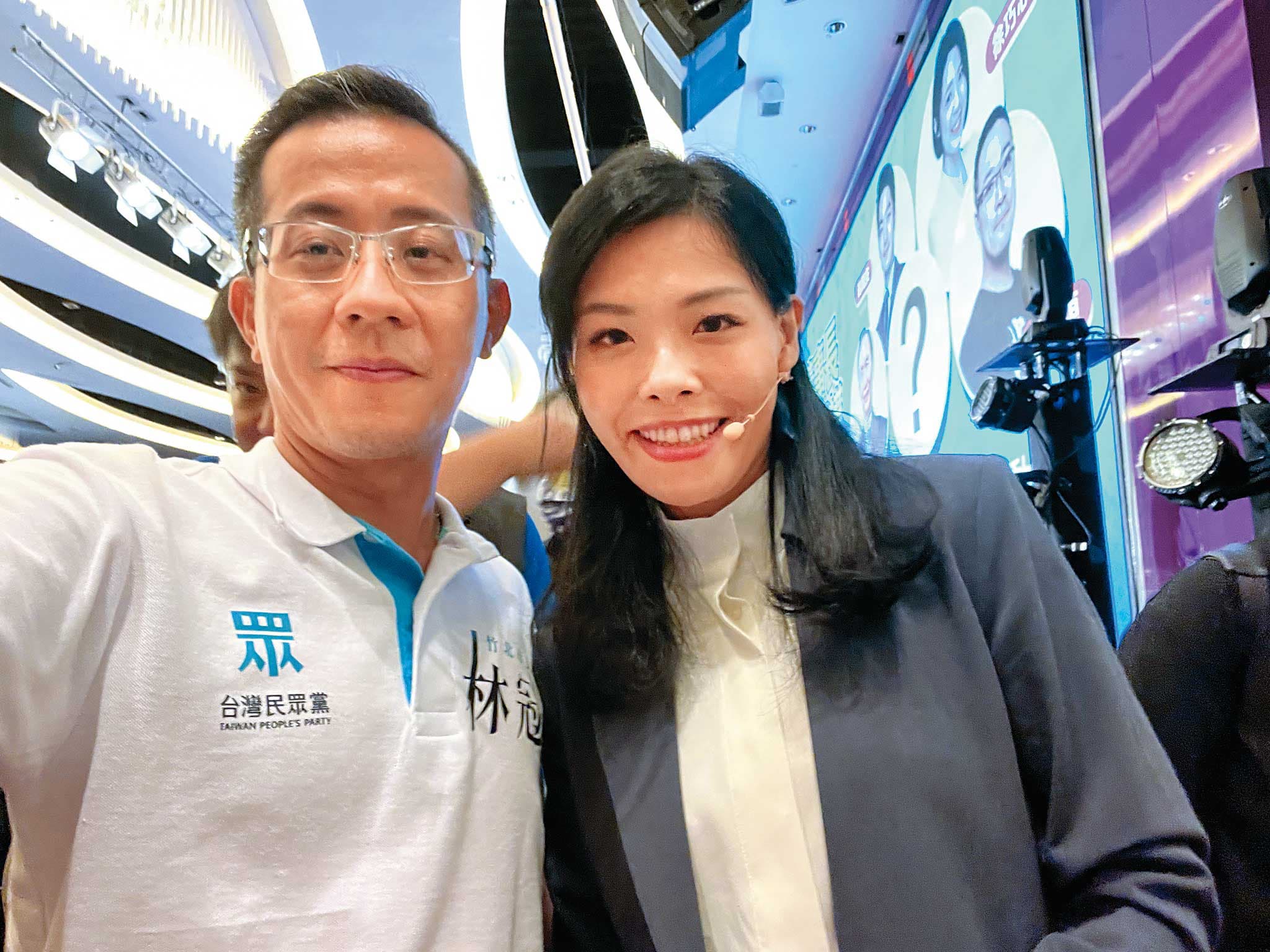 白營內部直指李貞秀為了當年被撤銷竹北市長提名資格的林冠年(左),曾私下痛罵高虹安(右)「罪無可赦」。(翻攝林冠年臉書)