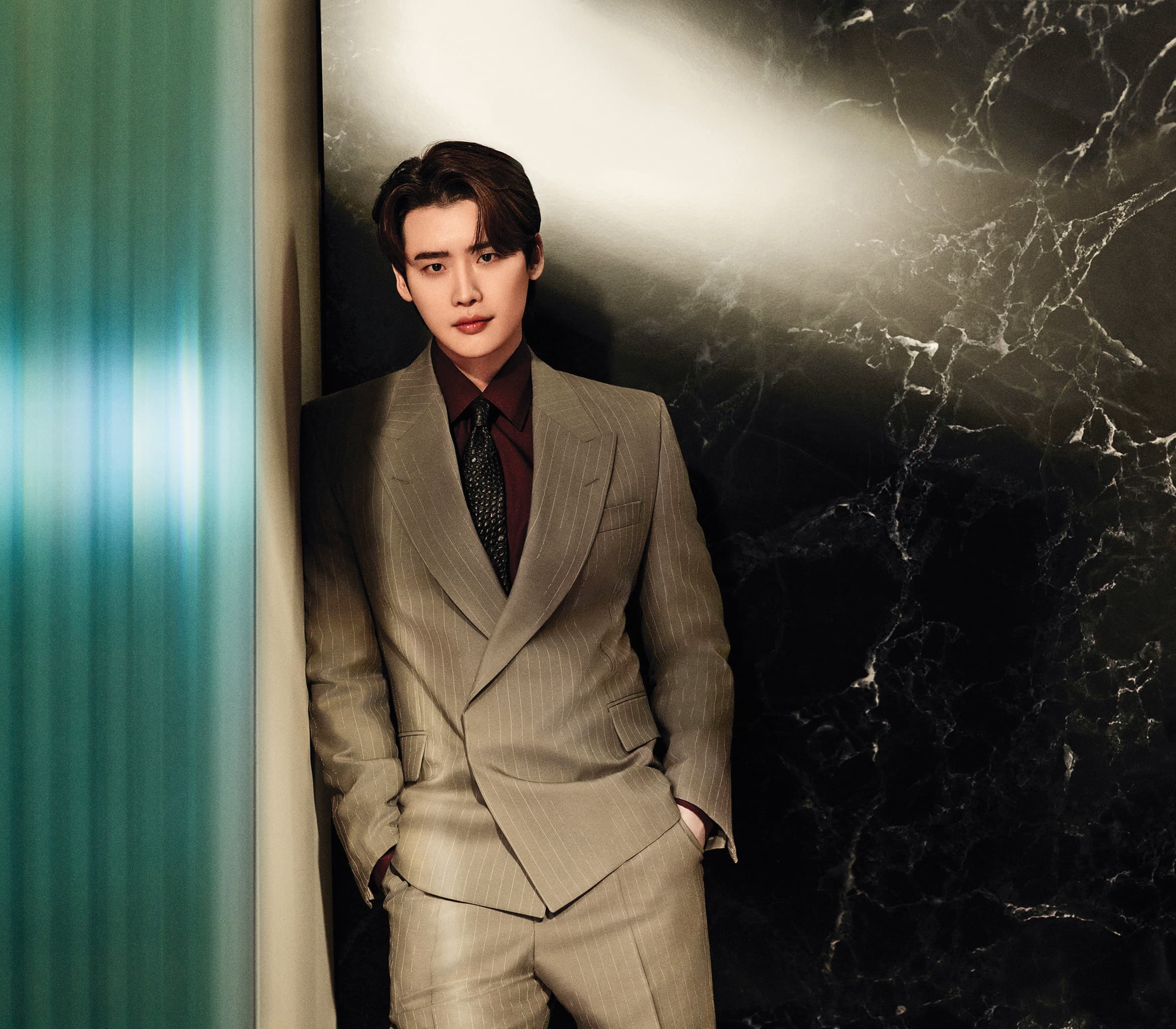 李鍾碩演繹BOSS 2024秋冬廣告企劃。(BOSS提供)