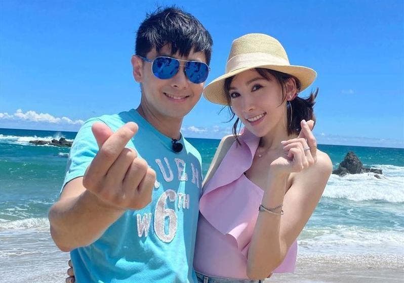 林志穎的太太陳若儀默默承受地下情,直到產後才曝光。(翻攝自林志穎微博)