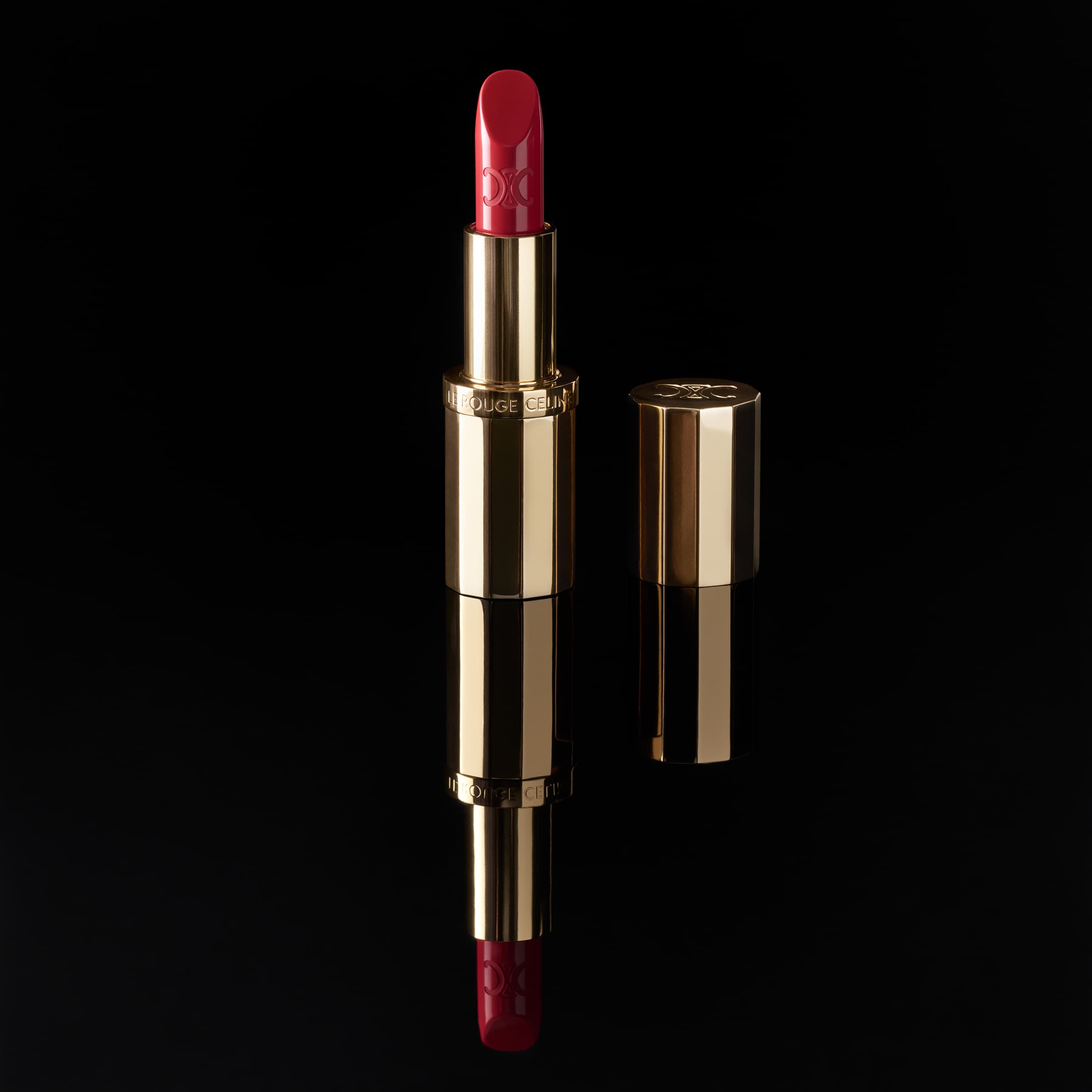 CELINE LE ROUGE TRIOMPHE唇膏為2024年秋季首發產品。(CELINE提供)