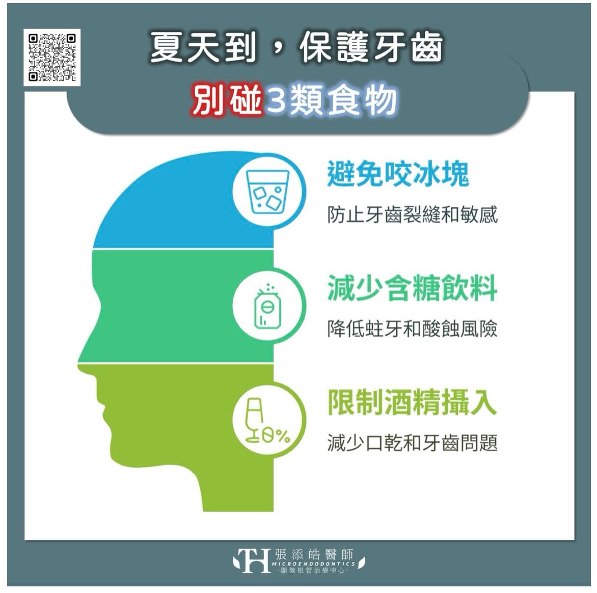 含糖氣泡飲與冰酒類也是牙齒傷害來源。(張添皓醫師顯微根管治療中心提供)