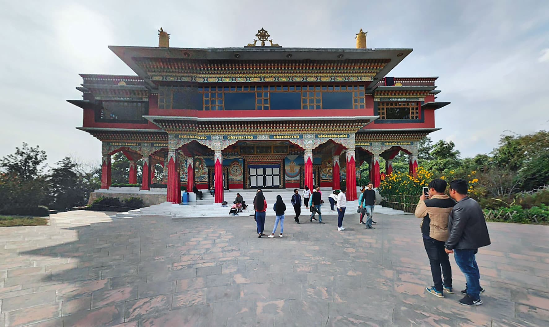熊仁謙把A小姐帶到尼泊爾的普拉哈里寺(圖),並在香客房迷姦對方。(翻攝GoogleMaps)