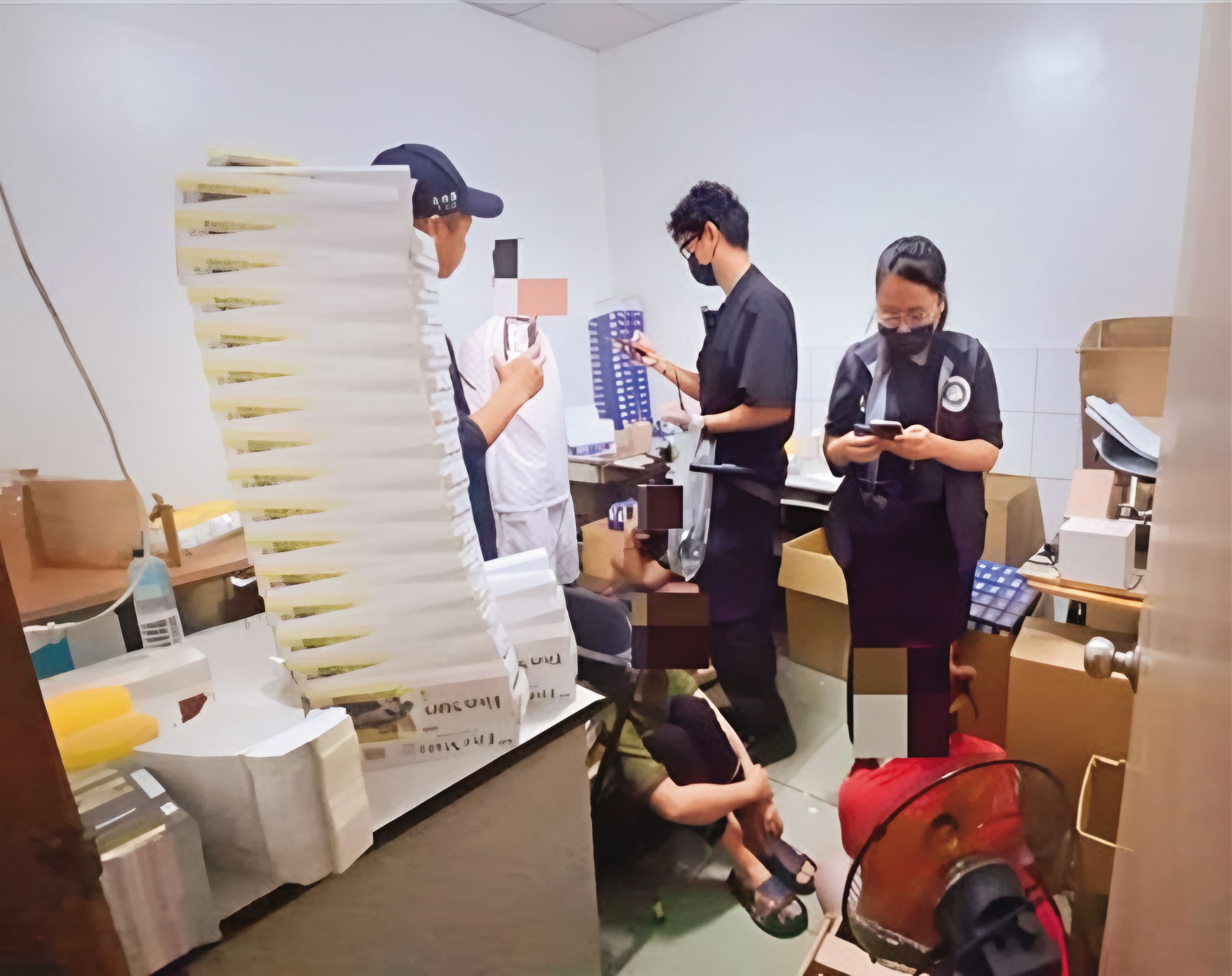 彰檢查出有不肖查緝員與私菸集團勾結,目前仍繼續偵辦中。(彰化專勤隊提供)