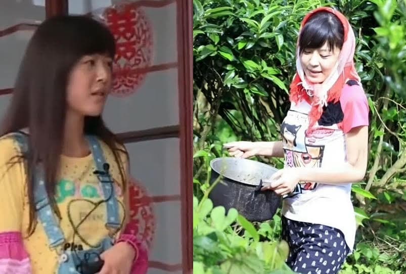 李金銘曾體驗農家媳婦生活，親自做農活等家務。（翻攝微博）