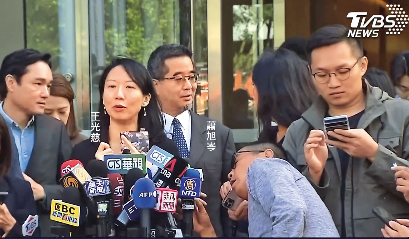 王光慈跟隨馬英九多年,黨內有人為她如今境遇抱不平。(翻攝TVBS新聞)
