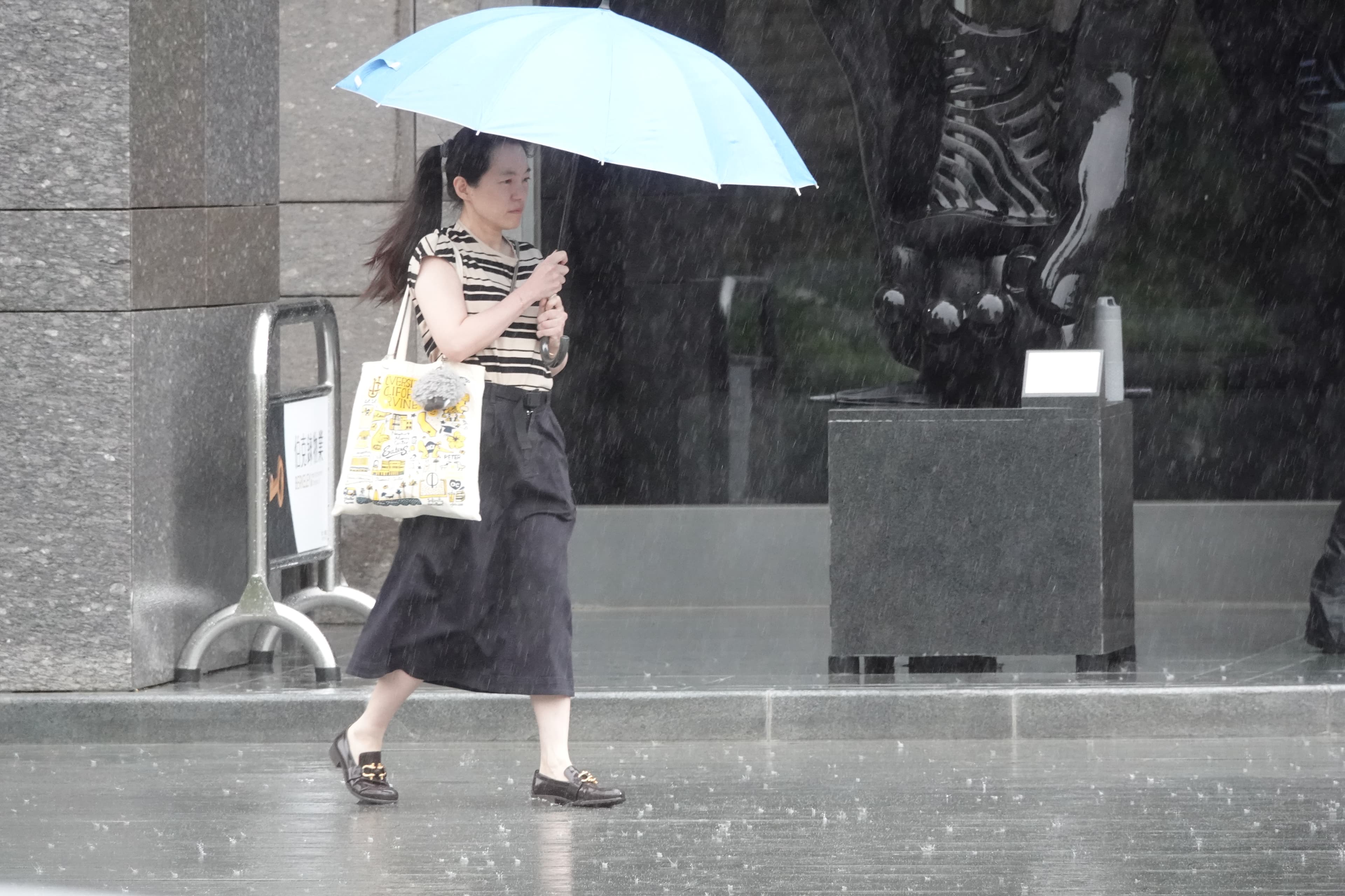 今一早降雨,陳幸妤也因王醫師的發文心情不太好。