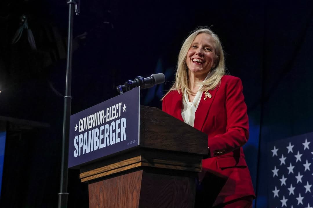 斯潘柏格為民主黨成功翻轉維吉尼亞州。(翻攝自Instagram @abigailspanberger)