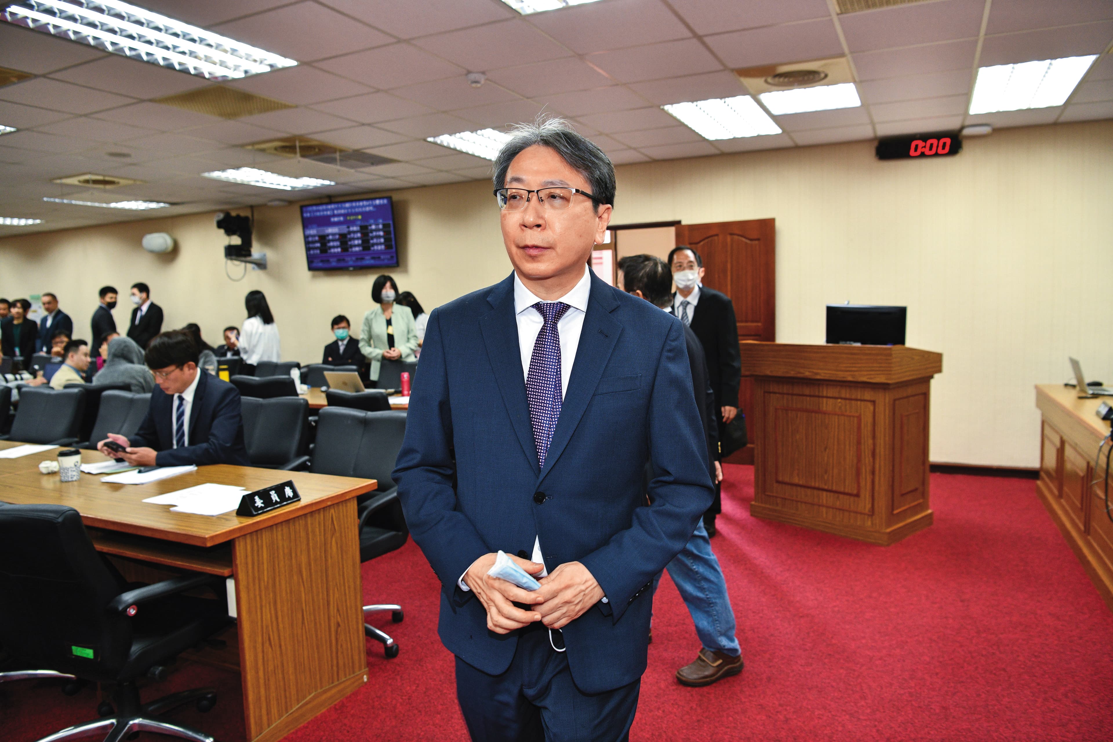 投訴人呼籲國安局長蔡明彥(圖)徹查,不應縱容性騷擾慣犯。