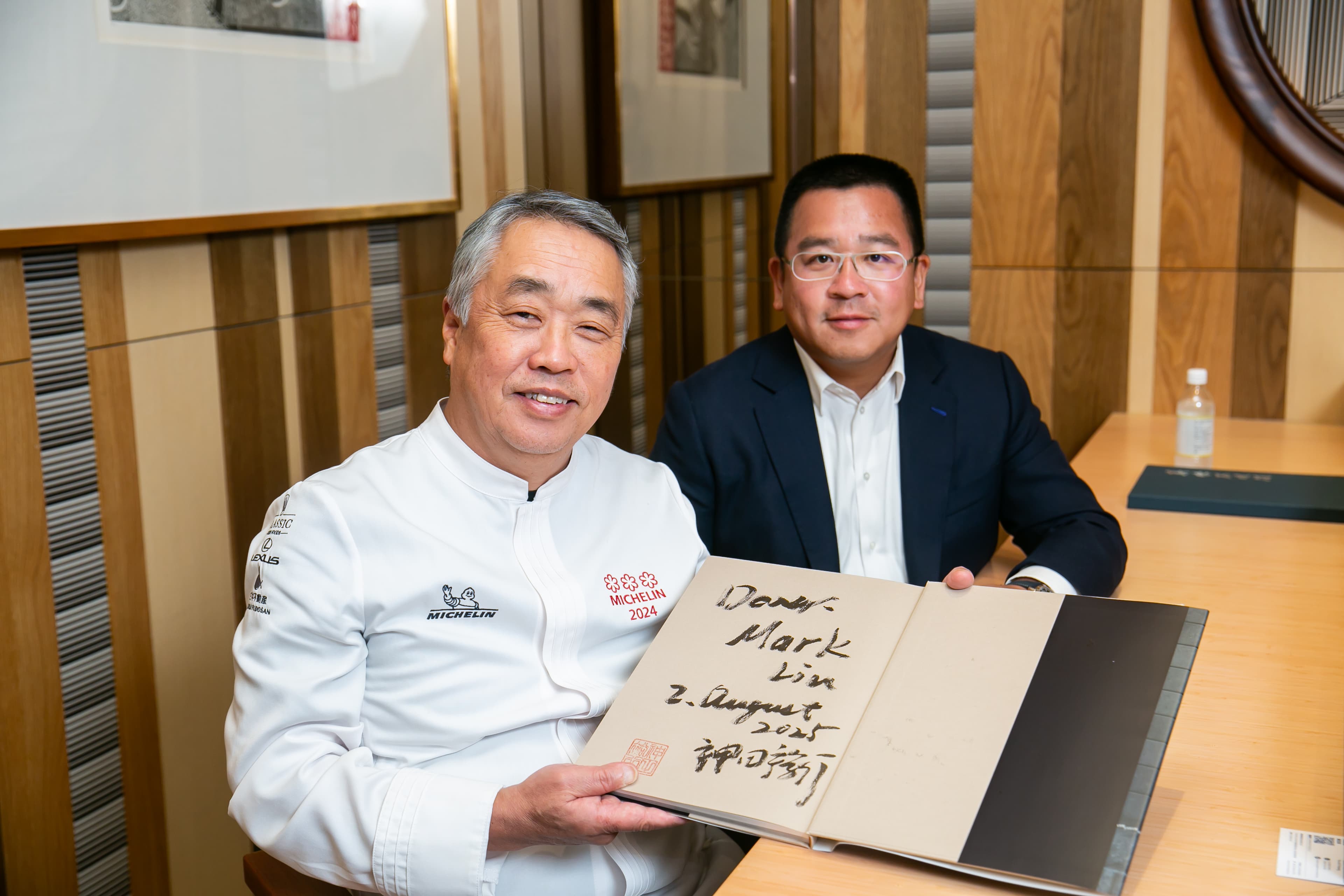 連續18年獲得東京三星、日本摘星最多的米其林名廚神田裕行,與劉恆昌是相識近20年好友,繼2023年客座6日秒殺後,今年為台北萬豪10周年慶再次來台。